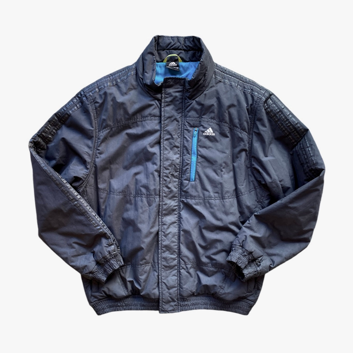 Adidas Retro Black Blue Jacket
