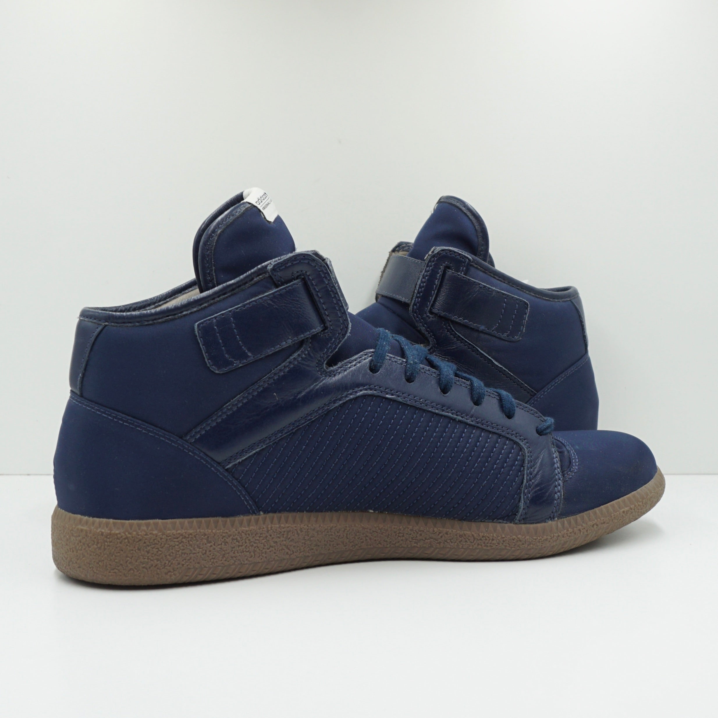 Adidas Originals Navy Nylon High Top
