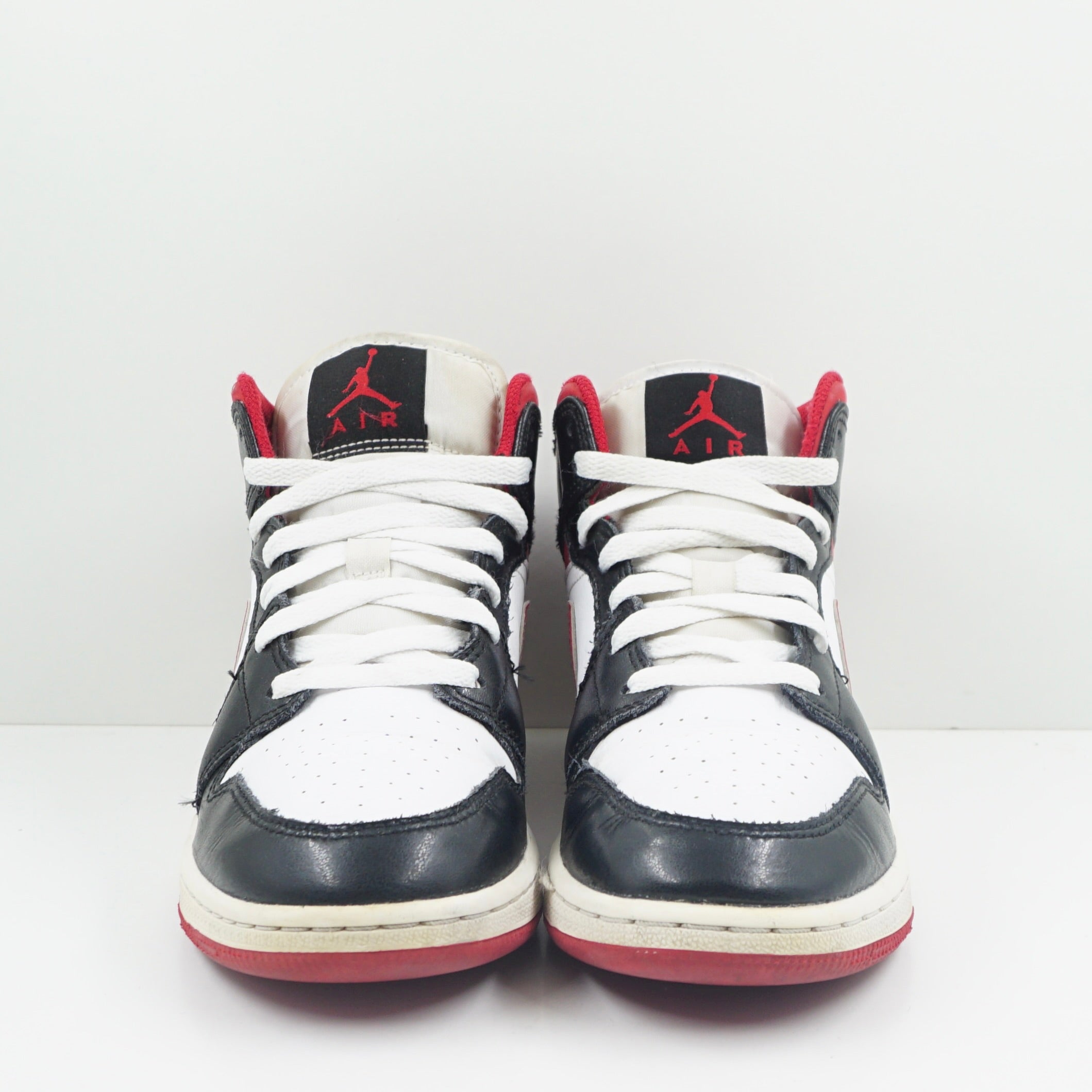 Jordan 1 Mid Black Gym Red (GS)