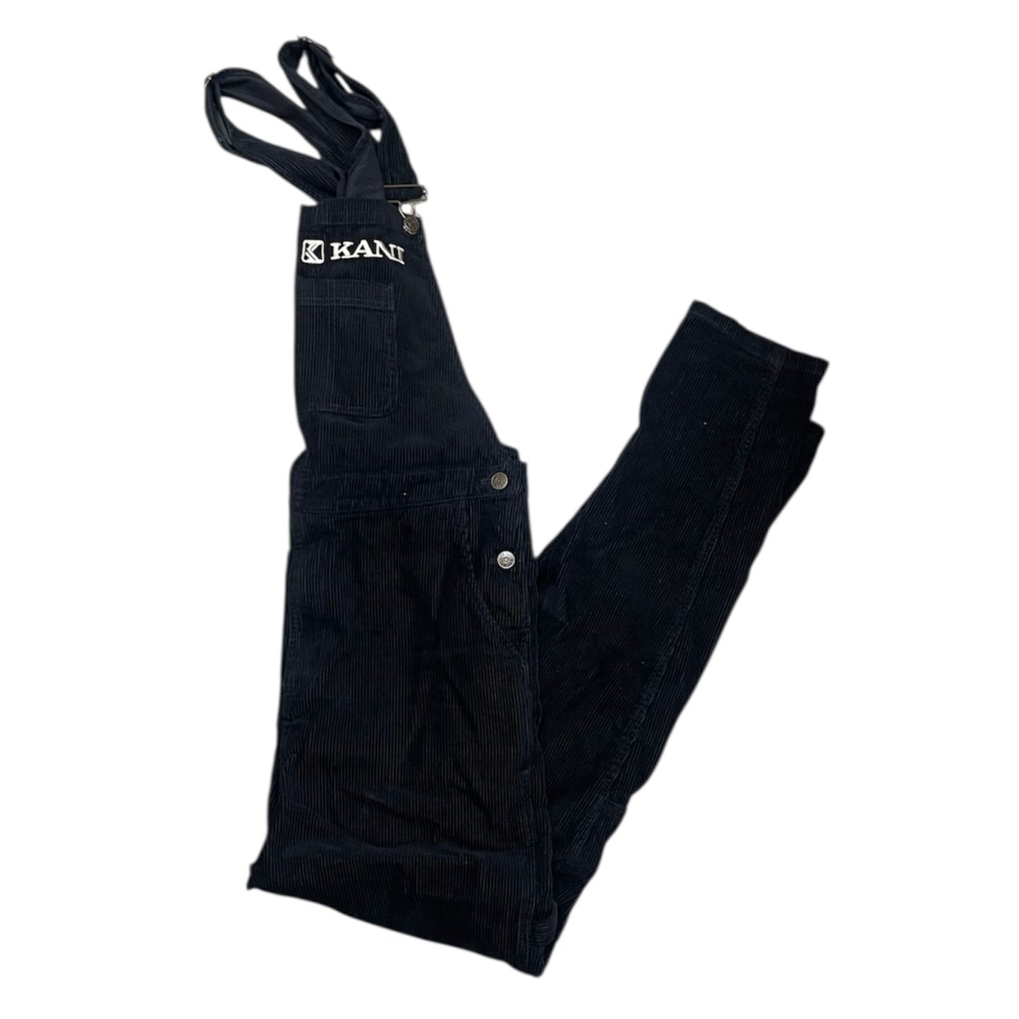 Karl Kani Black Corduroy Overall Pants