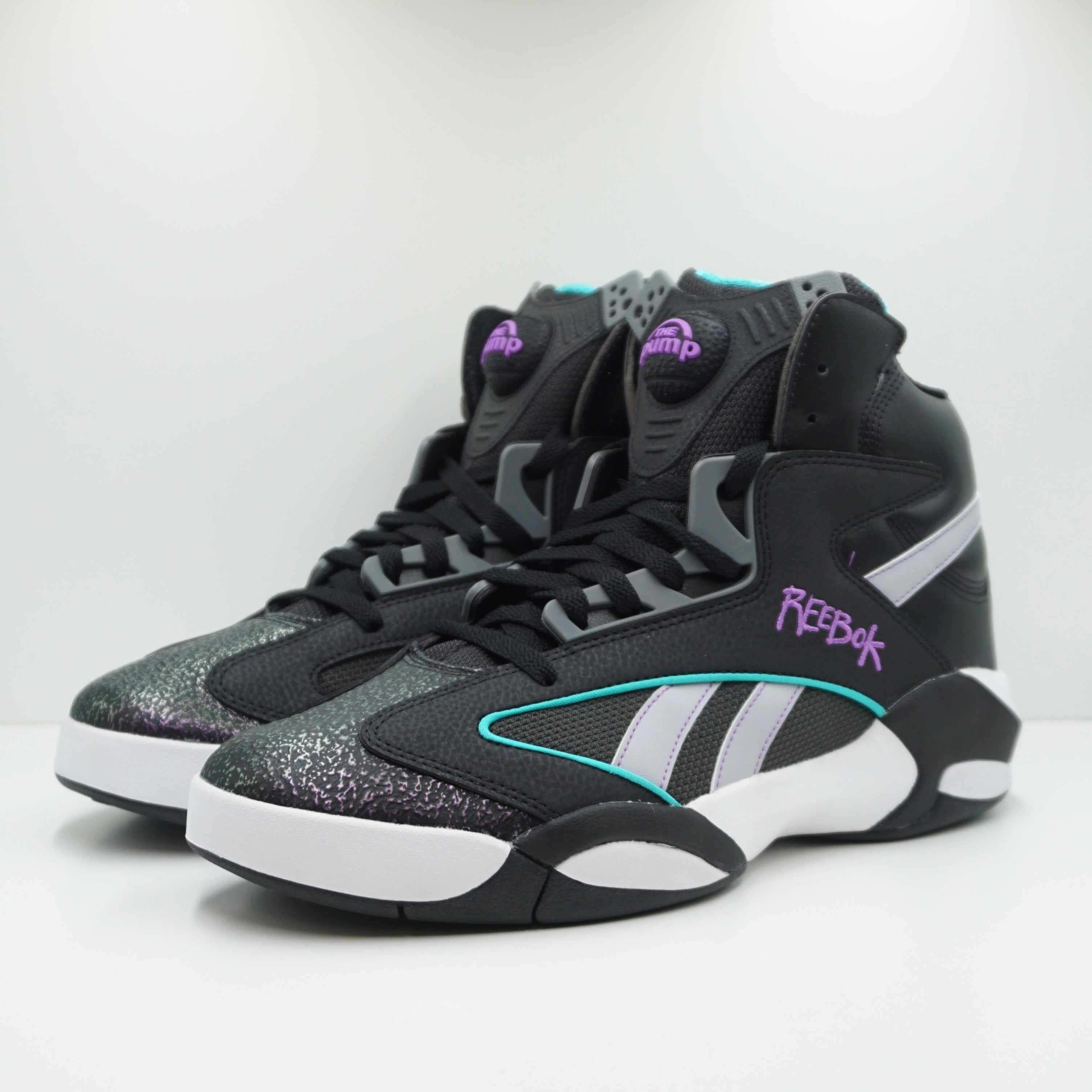 Reebok Shaq Attaq Black Purple Blacktop
