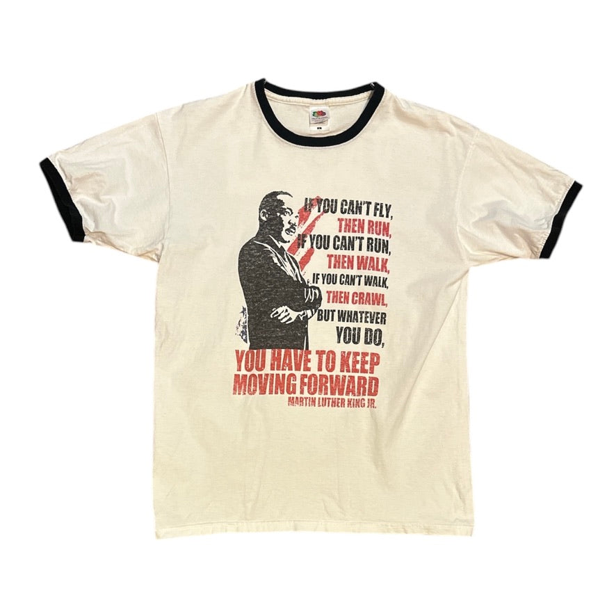 Fruit of the Loom Martin Luther White Black Tshirt