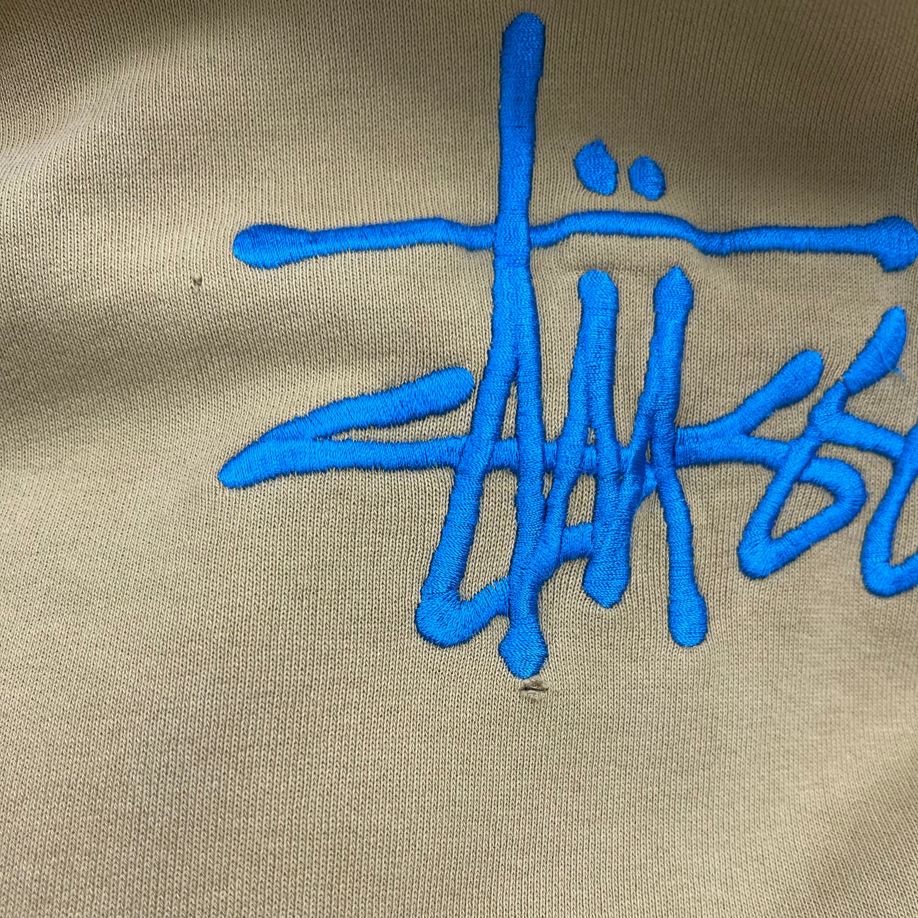 Stussy Yellow Blue Hoodie