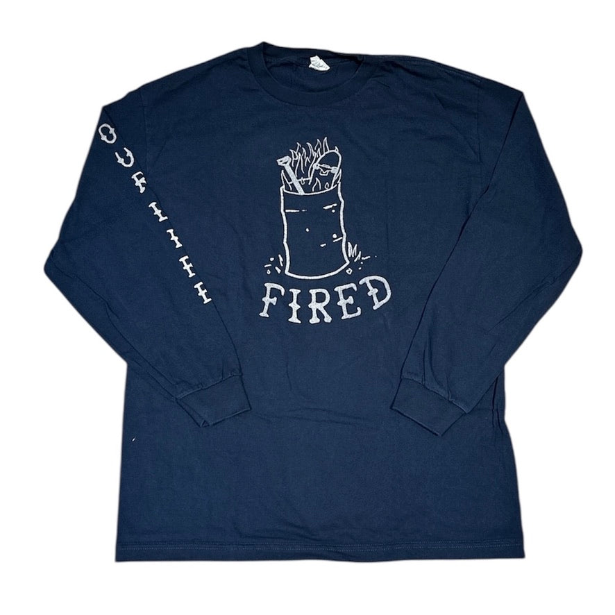 Fired Skateboarding Navy Long Sleeve