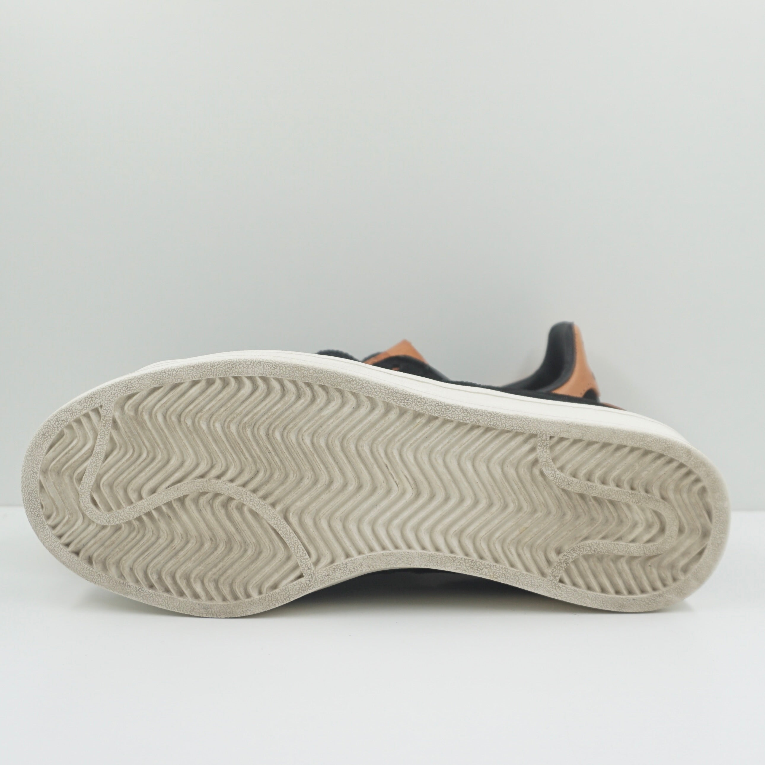 Adidas Campus Black Suede Brown Leather