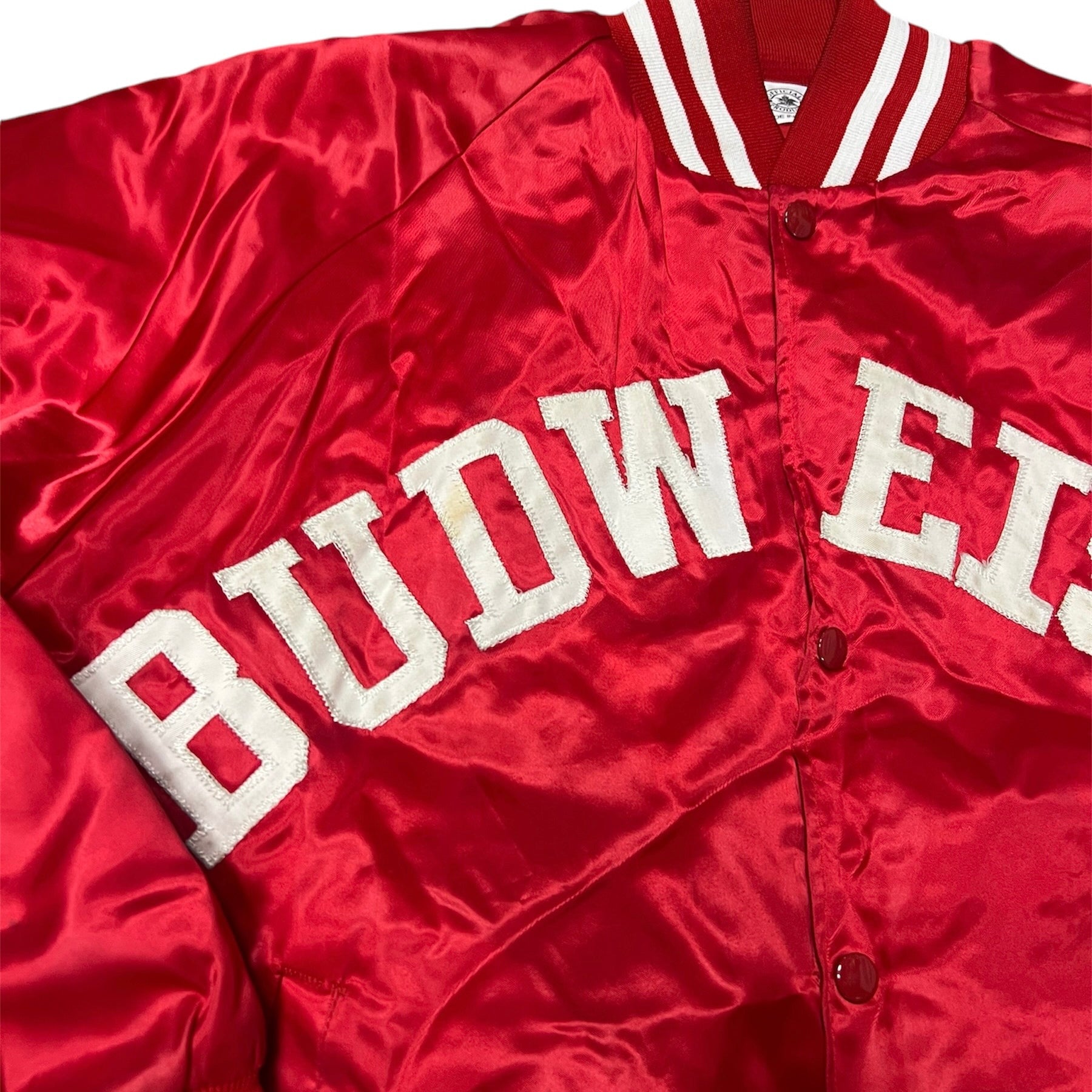 Budweiser Satin Jacket Red