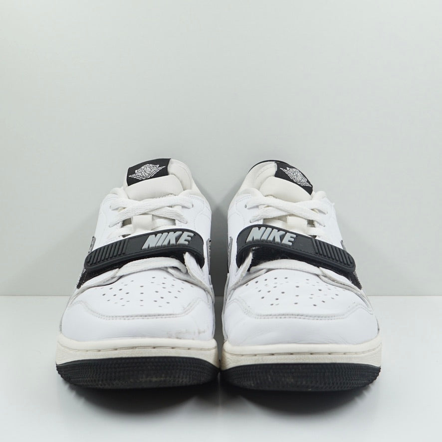 Jordan Legacy 312 Low White Black Elephant Swoosh