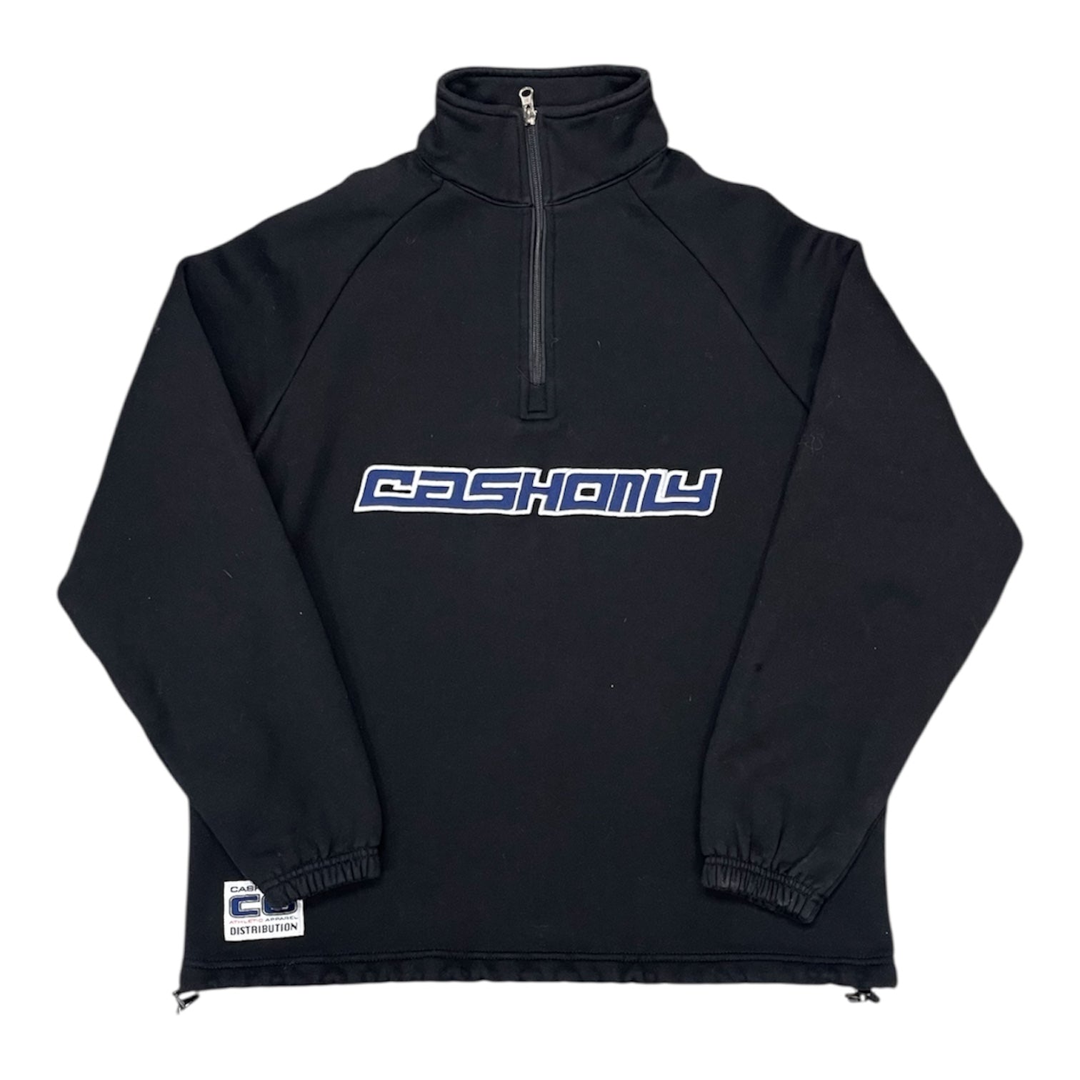 Cash Only Black 1/4 Zip Sweatshirt