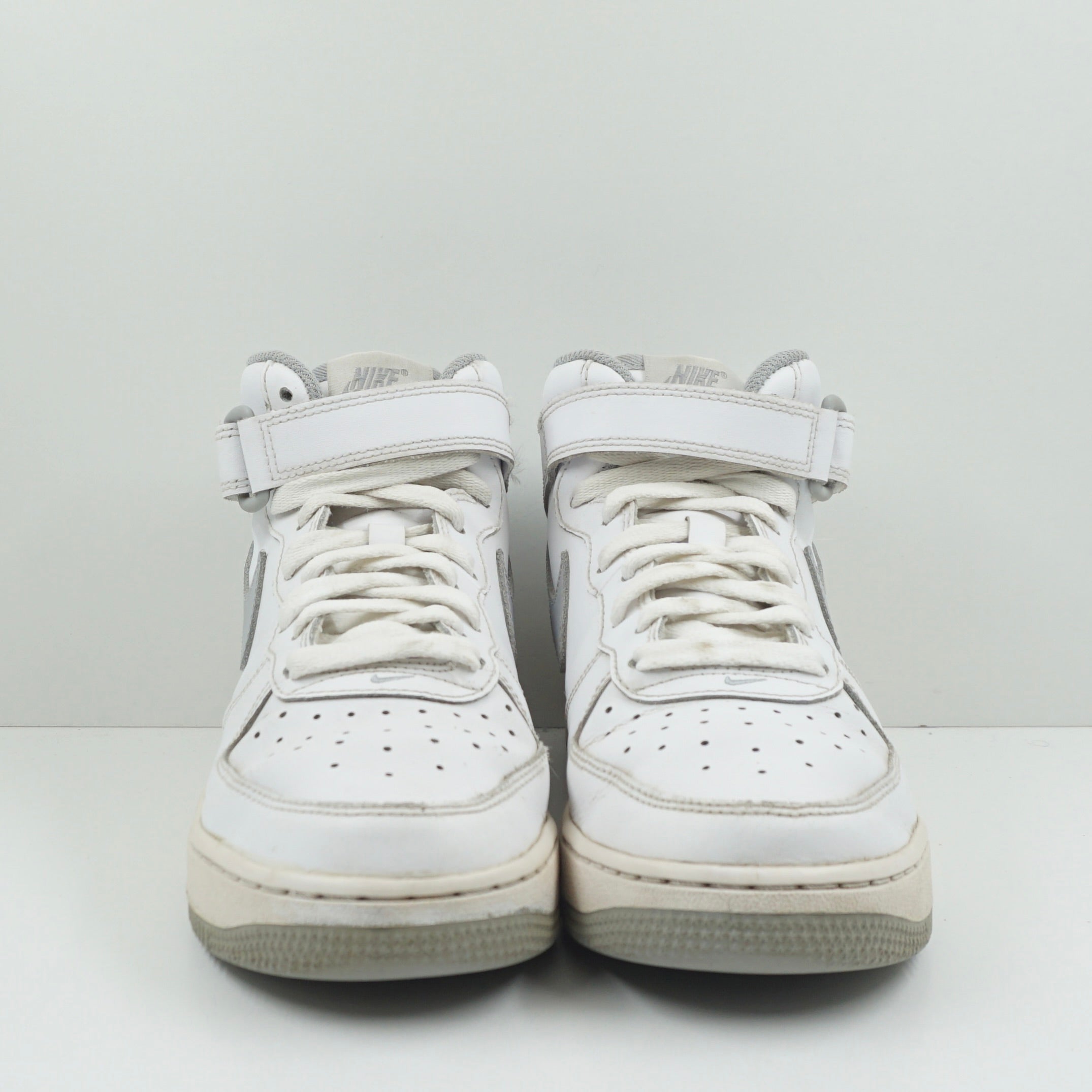 Nike Air Force 1 Mid LE White Wolf Grey (GS)