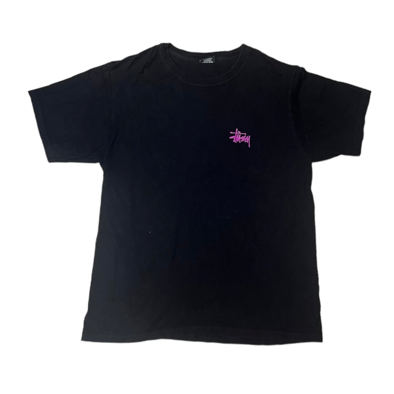 Stüssy Basic Stüssy Black Purple Tshirt