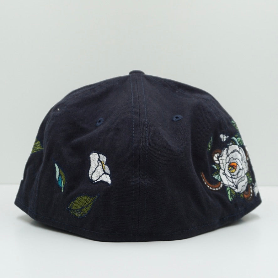 New Era Flowers Navy Fitted Cap