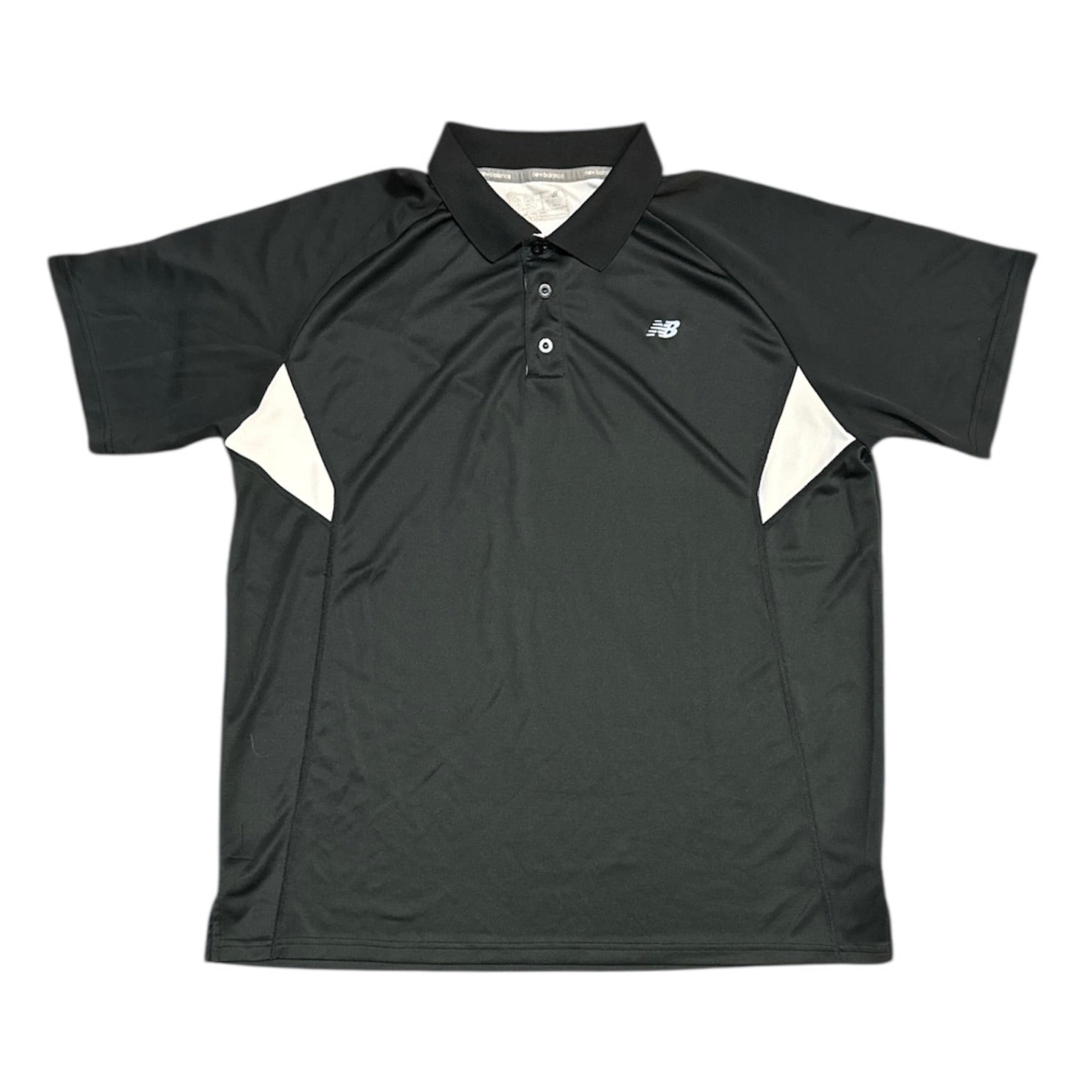 New Balance Mesh Short Sleeve Black White Shirt