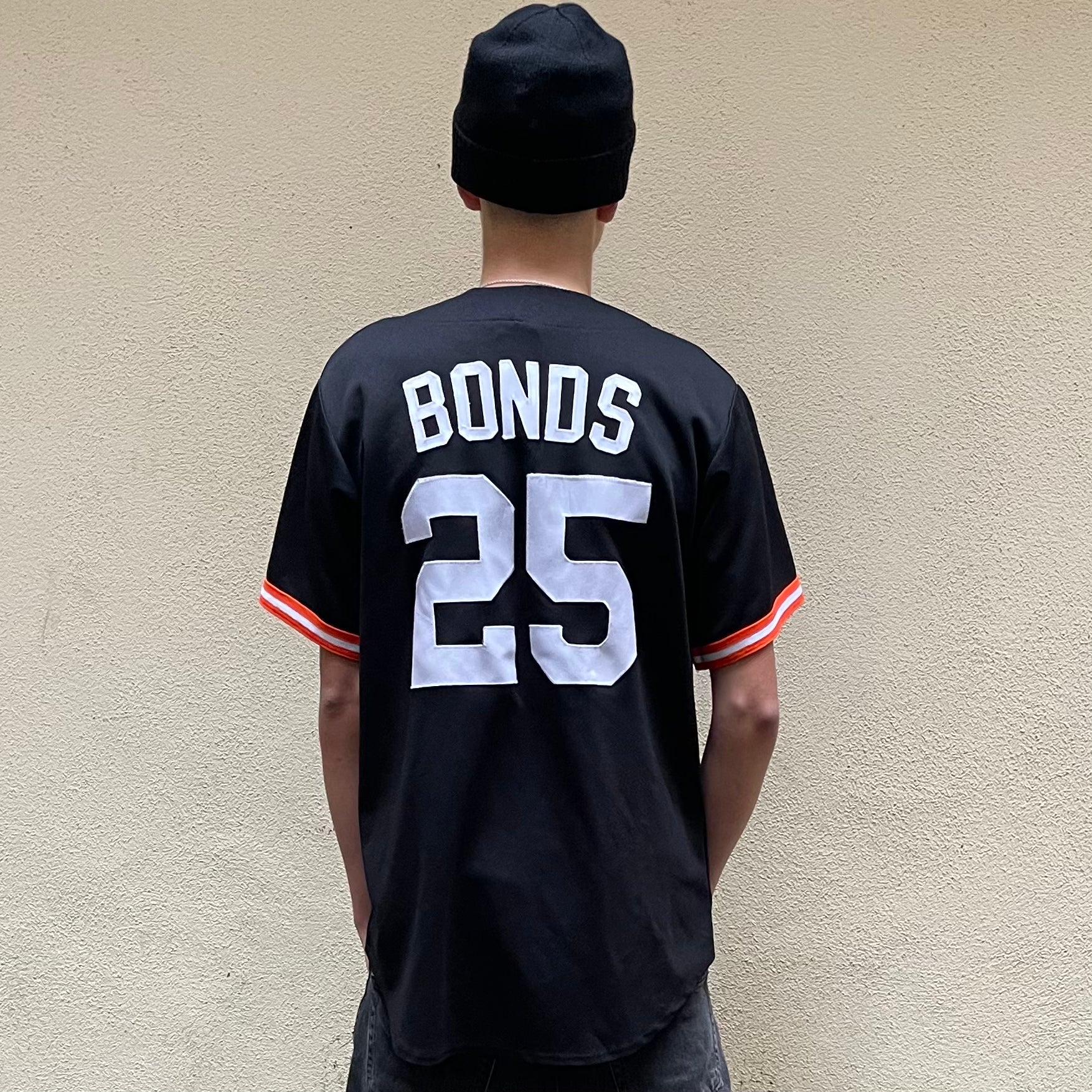 Majestic New York Giants Bonds #25 Baseball Jersey