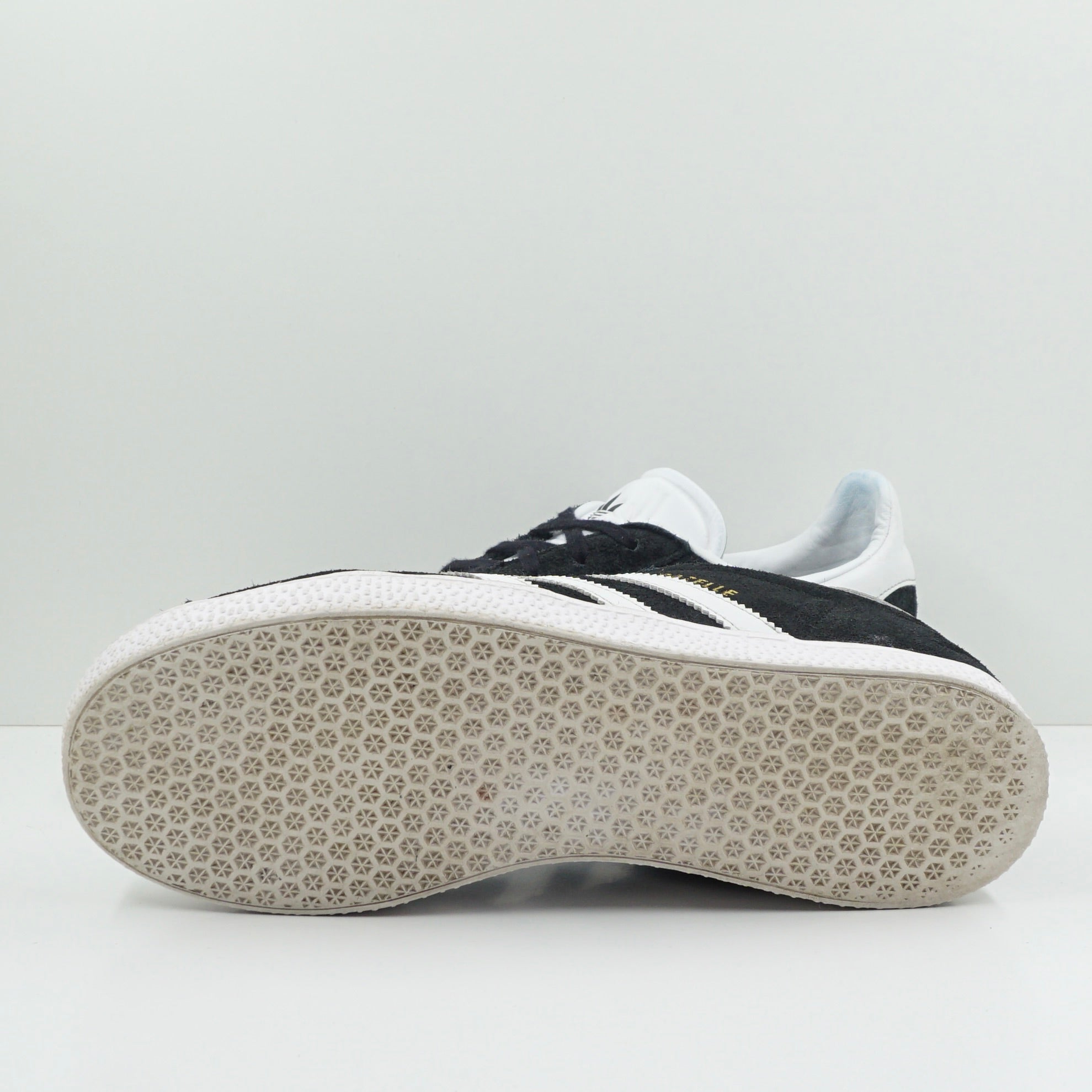 Adidas Gazelle Core Black Cloud White Gold Metallic (GS)
