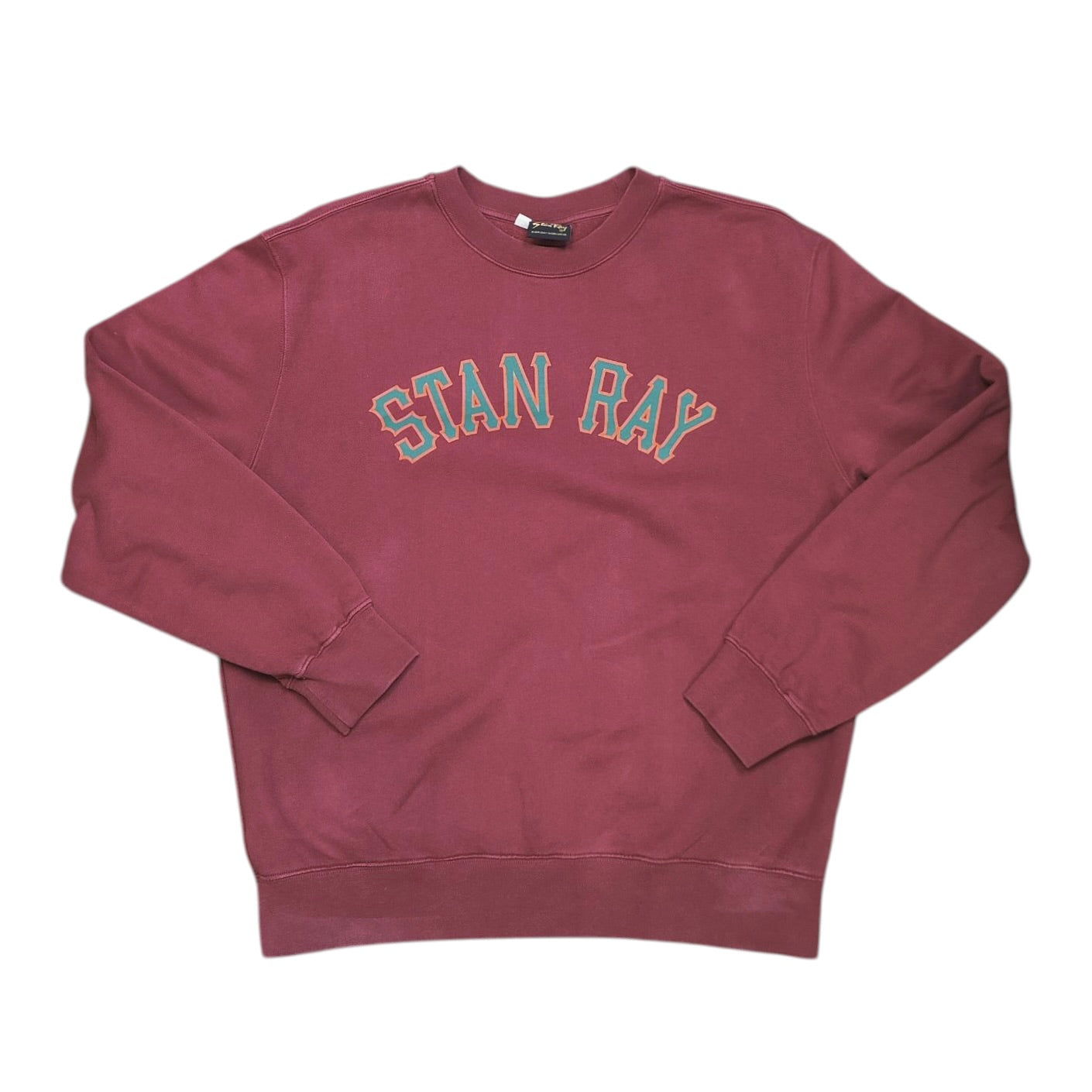 Stan Ray Rust Red Green Crewneck