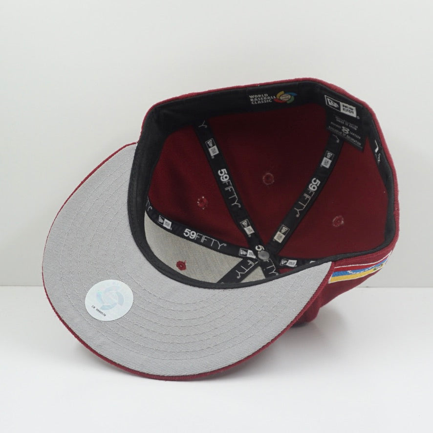 New Era World Baseball Classic Venezuela Maroon Fitted Cap