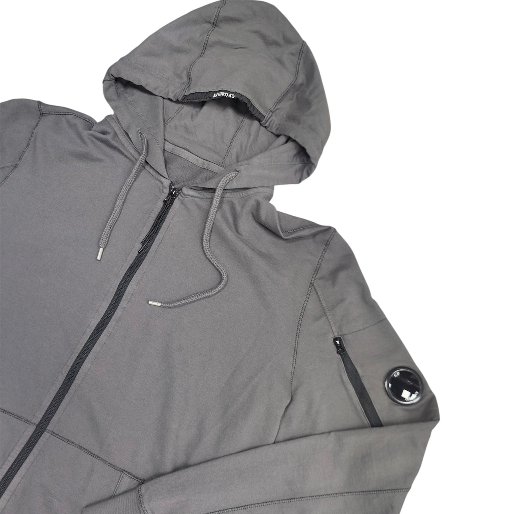 C.P. Company Grey Full Zip Hoodie
