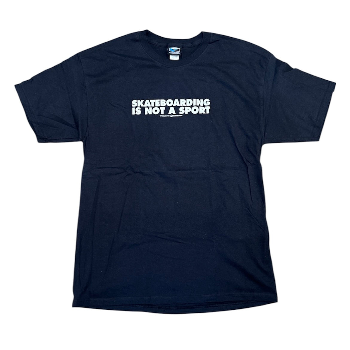 Consolidated Skateboards Skateboarding Is Not A Sport Black Tshirt