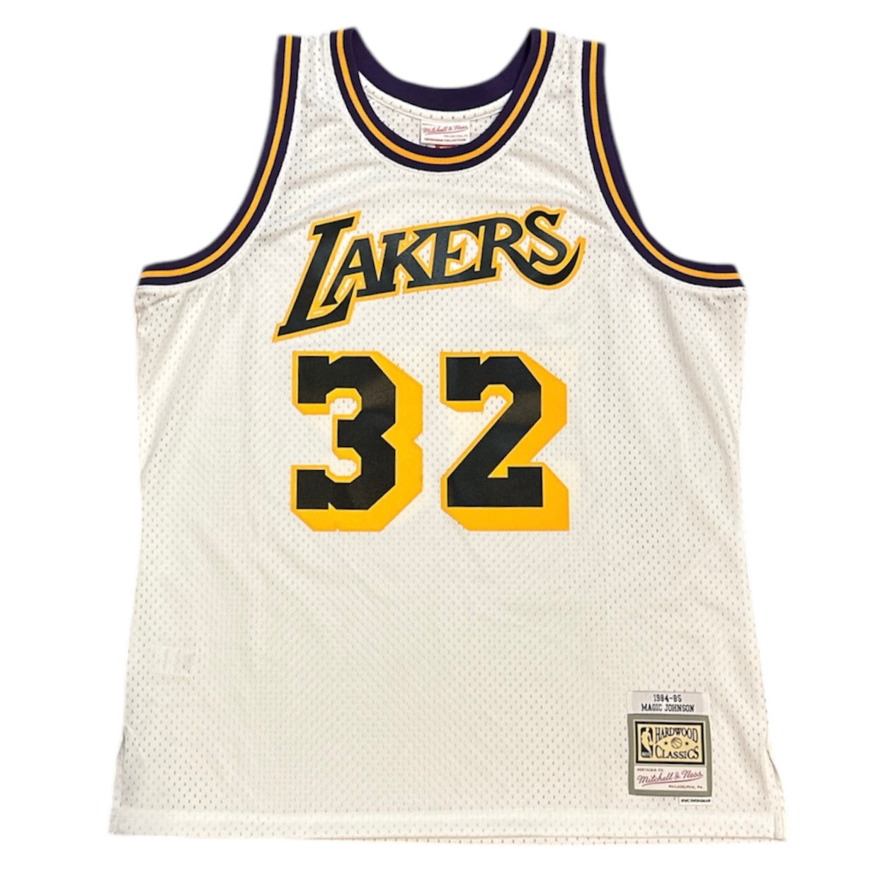 Mitchell & Ness Hardwood Classics Los Angeles Lakers Johnson Basketball Jersey
