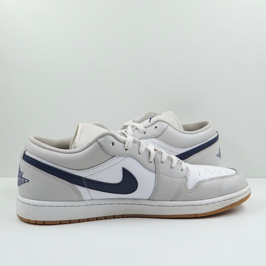 Jordan 1 Low Midnight Navy Neutral Grey
