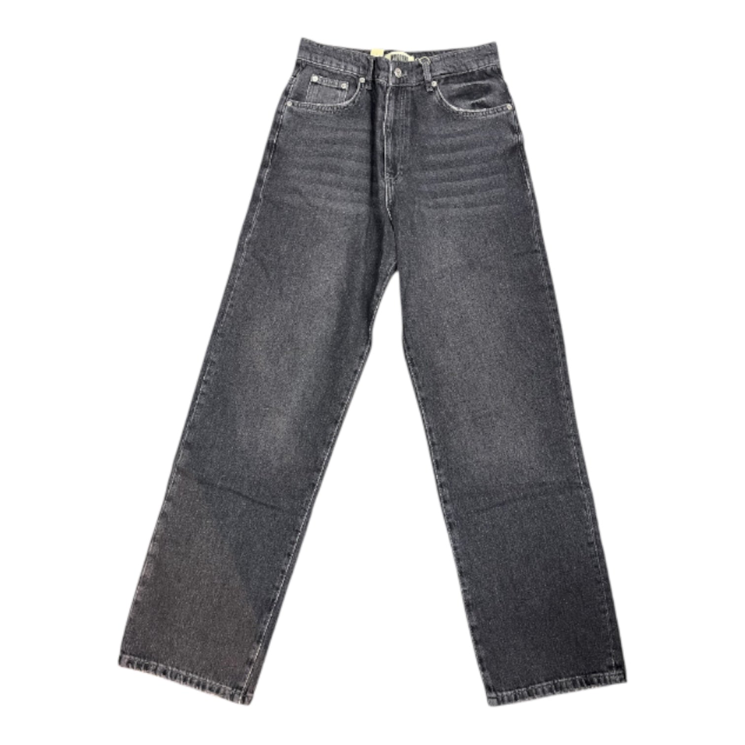 Woodbird Loose Straight Fit Grey Denim Pants