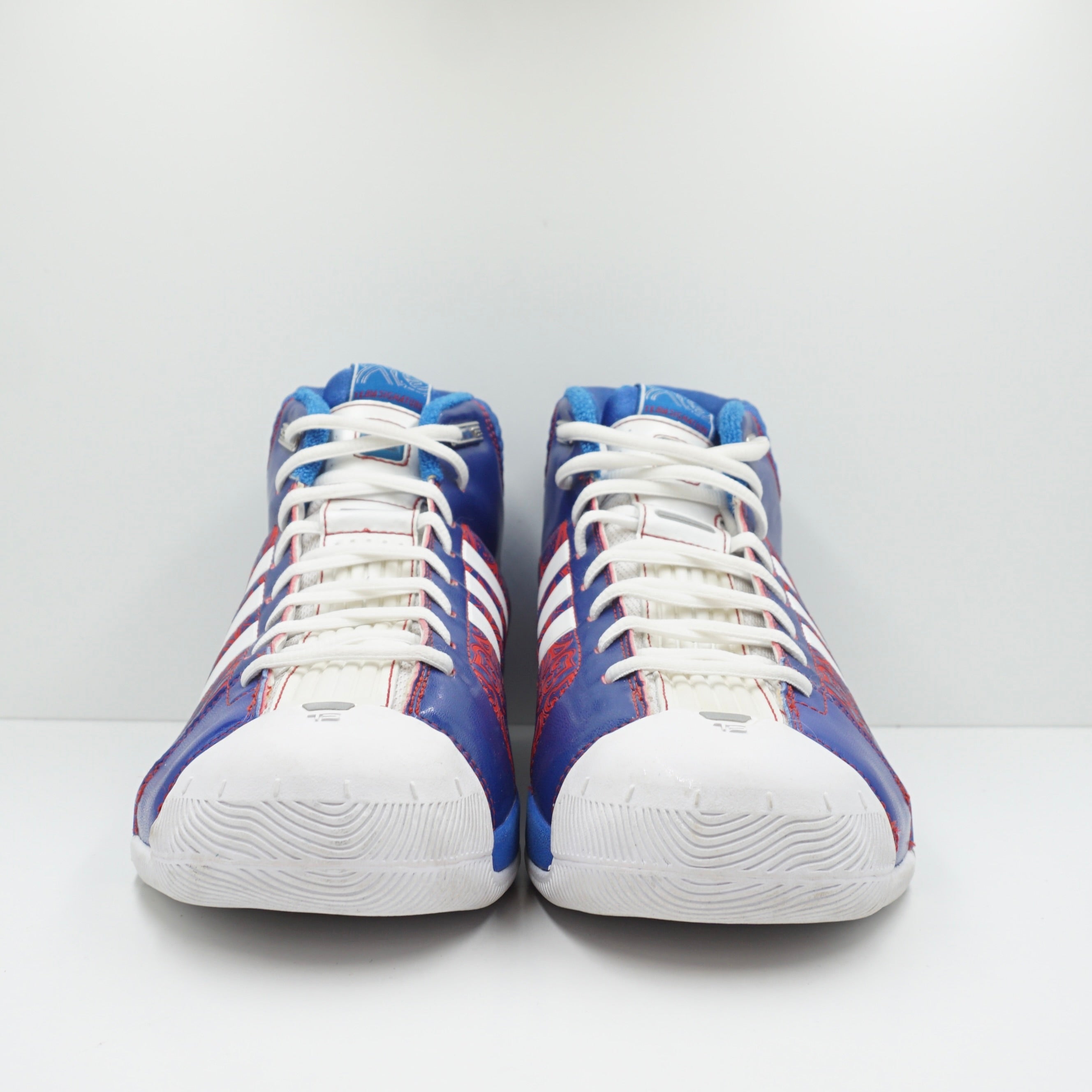 Adidas TS Team Signatur NDLA Blue White Lacer Print Sample