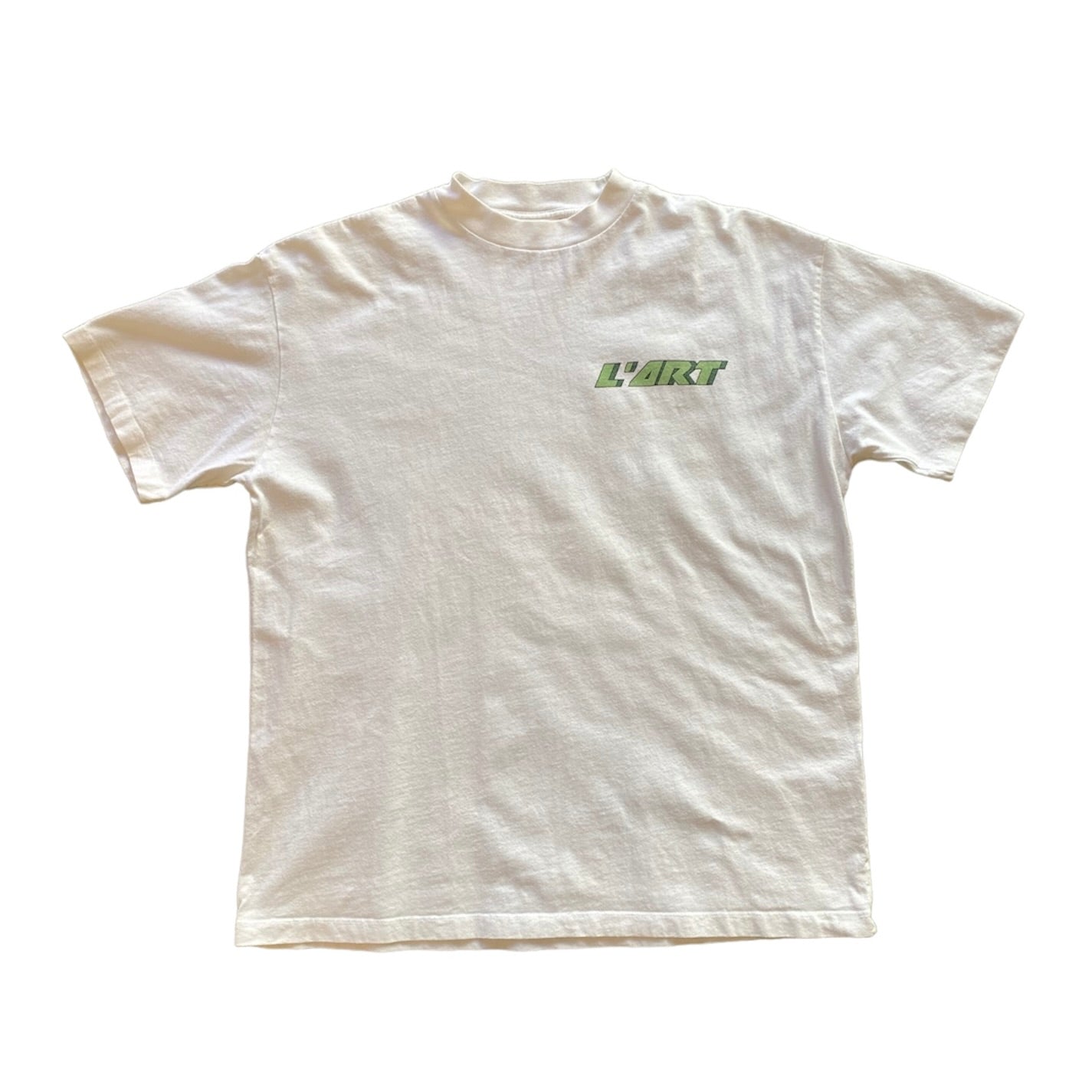L'art De L'automobile Green Porsche White Tshirt