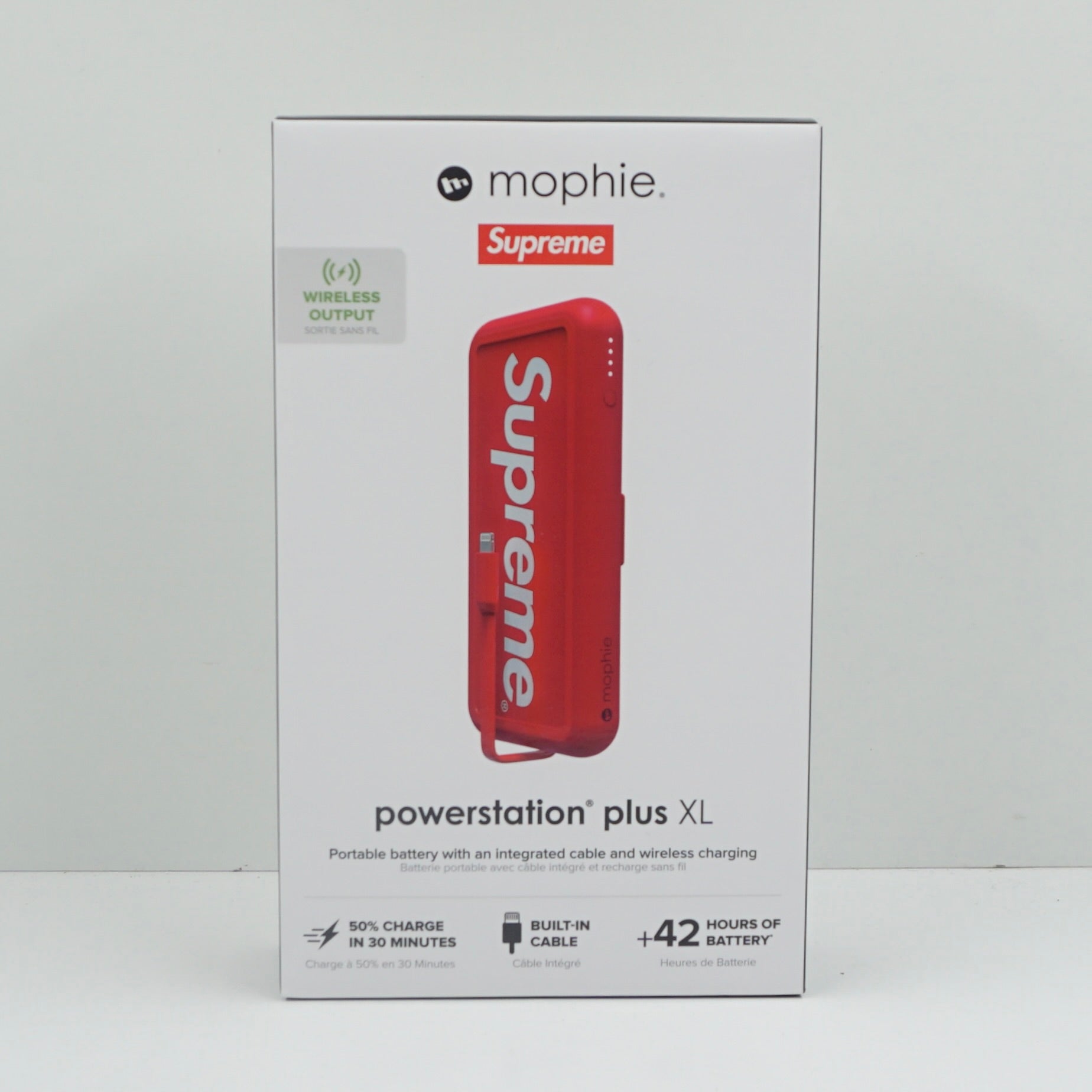 Supreme Mophie Powerstation Plus XL Red