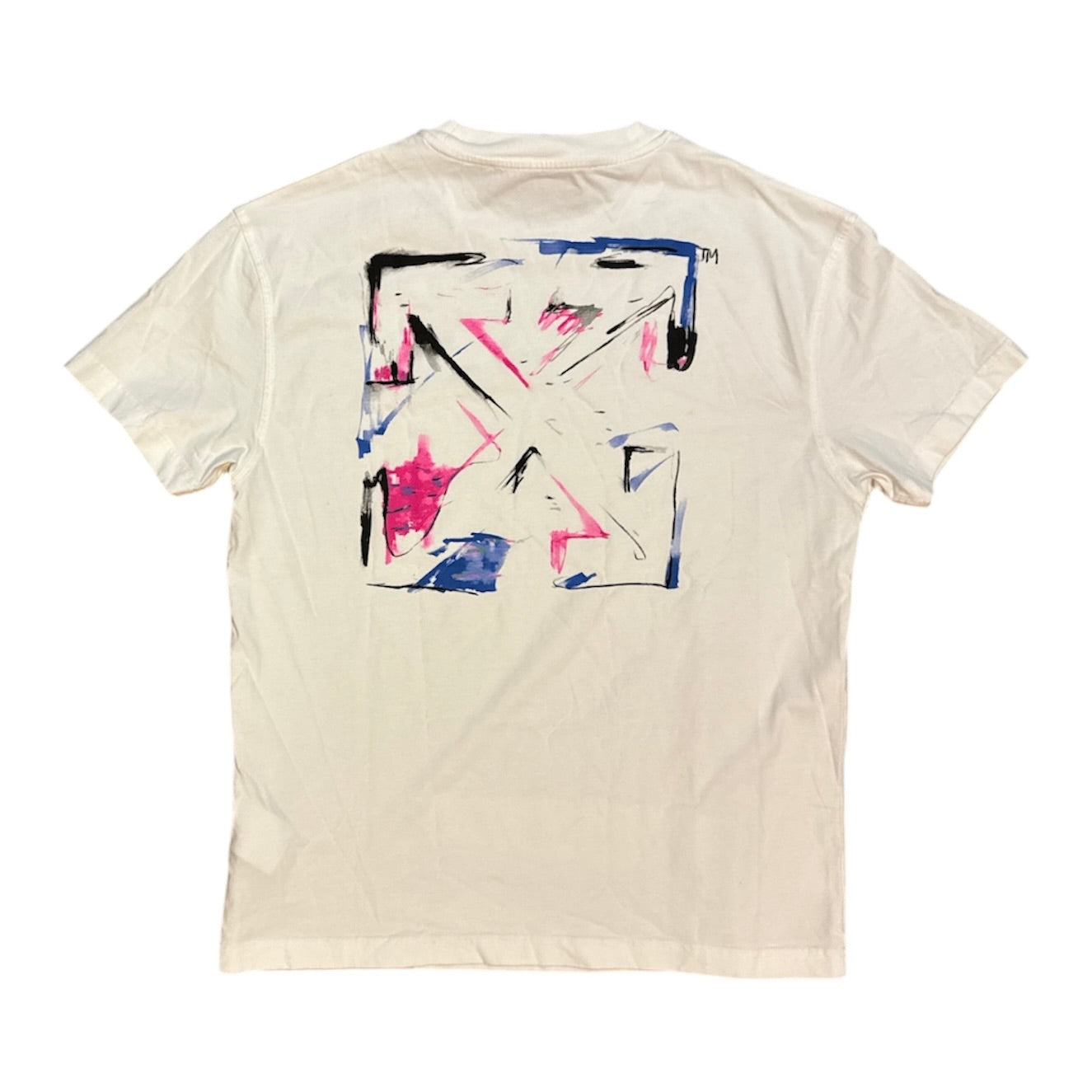 Off White Oil Painting Graffiti Arrow Tshirt