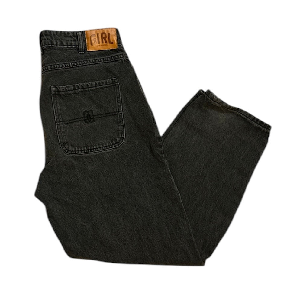 Girl Skateboards Faded Black Jeans