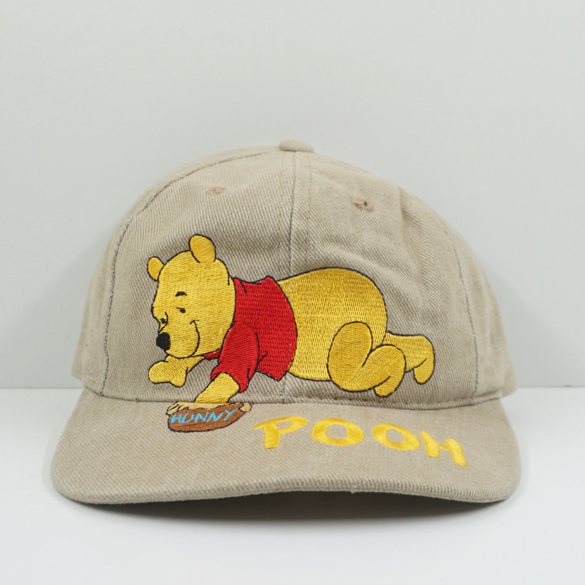 Vintage Goofys Hat Co. Winnie The Pooh Beige Adjustable Cap
