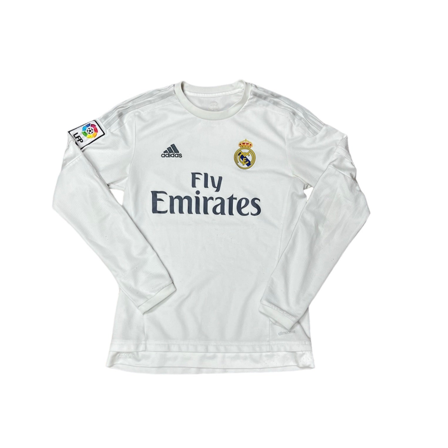 Adidas Real Madrid 2015/2016 Long Sleeve Home Football Jersey