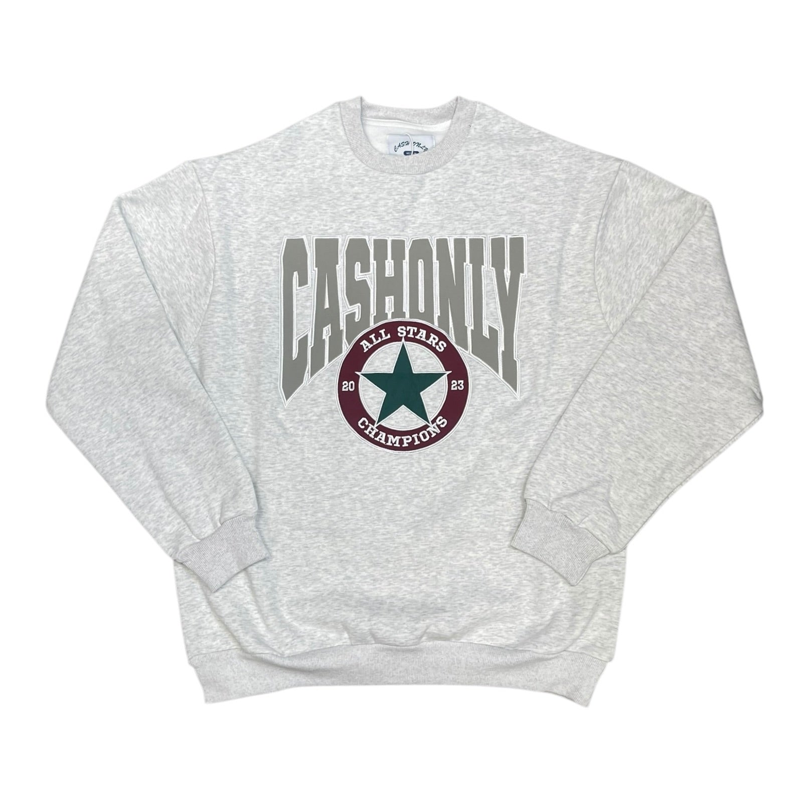 Cash Only All Star Applique Grey Sweatshirt