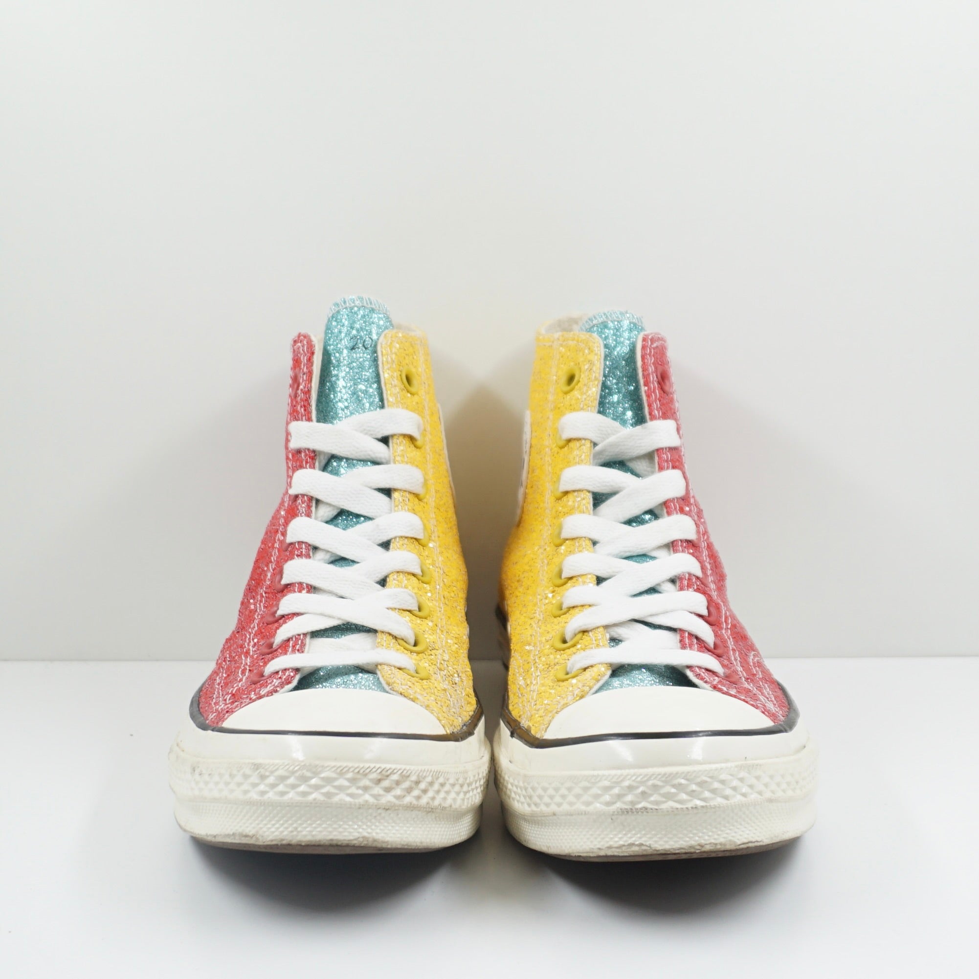 Converse Chuck Taylor All Star 70 Hi JW Anderson Glitter Yellow Red