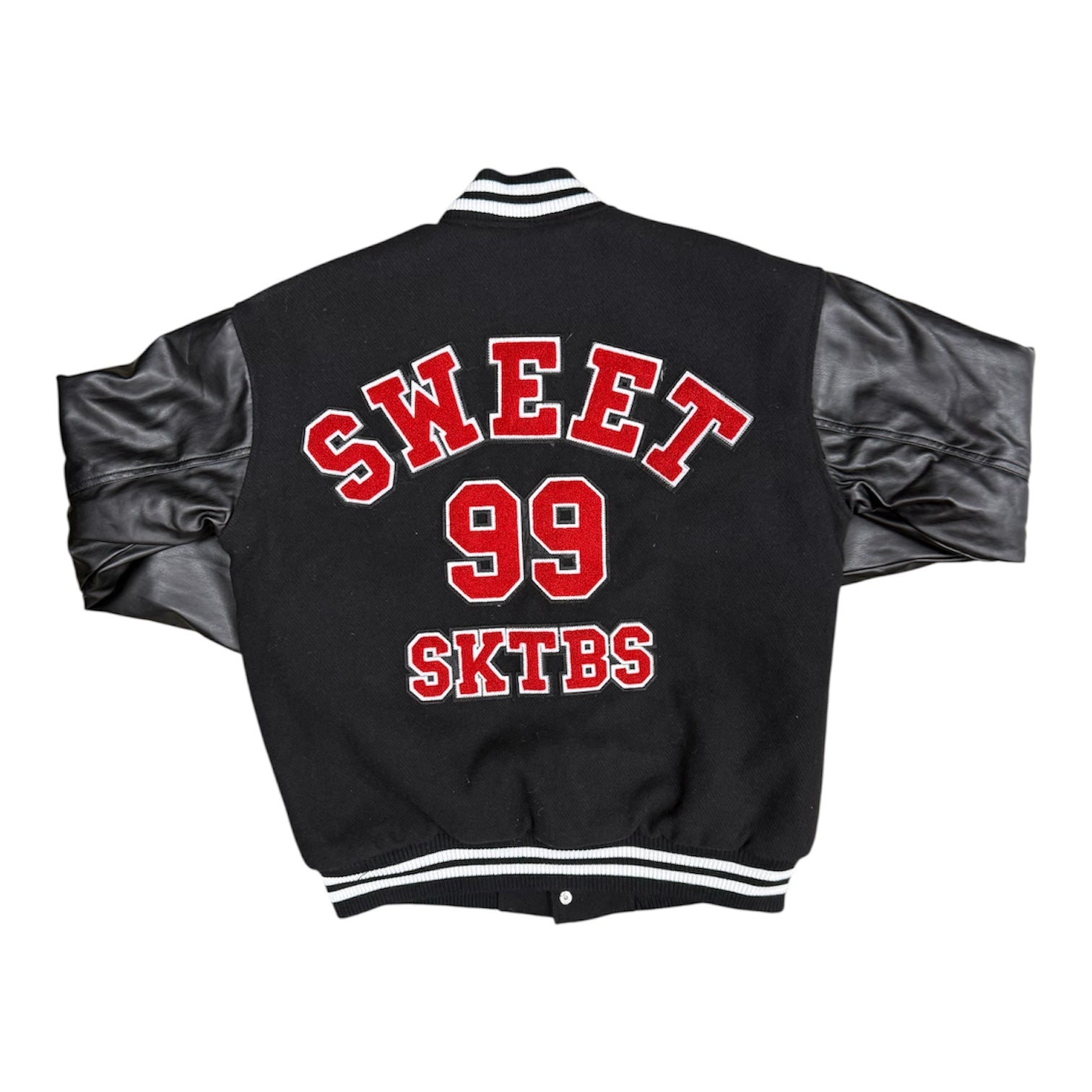 Sweet Sktbs Black Varsity Jacket