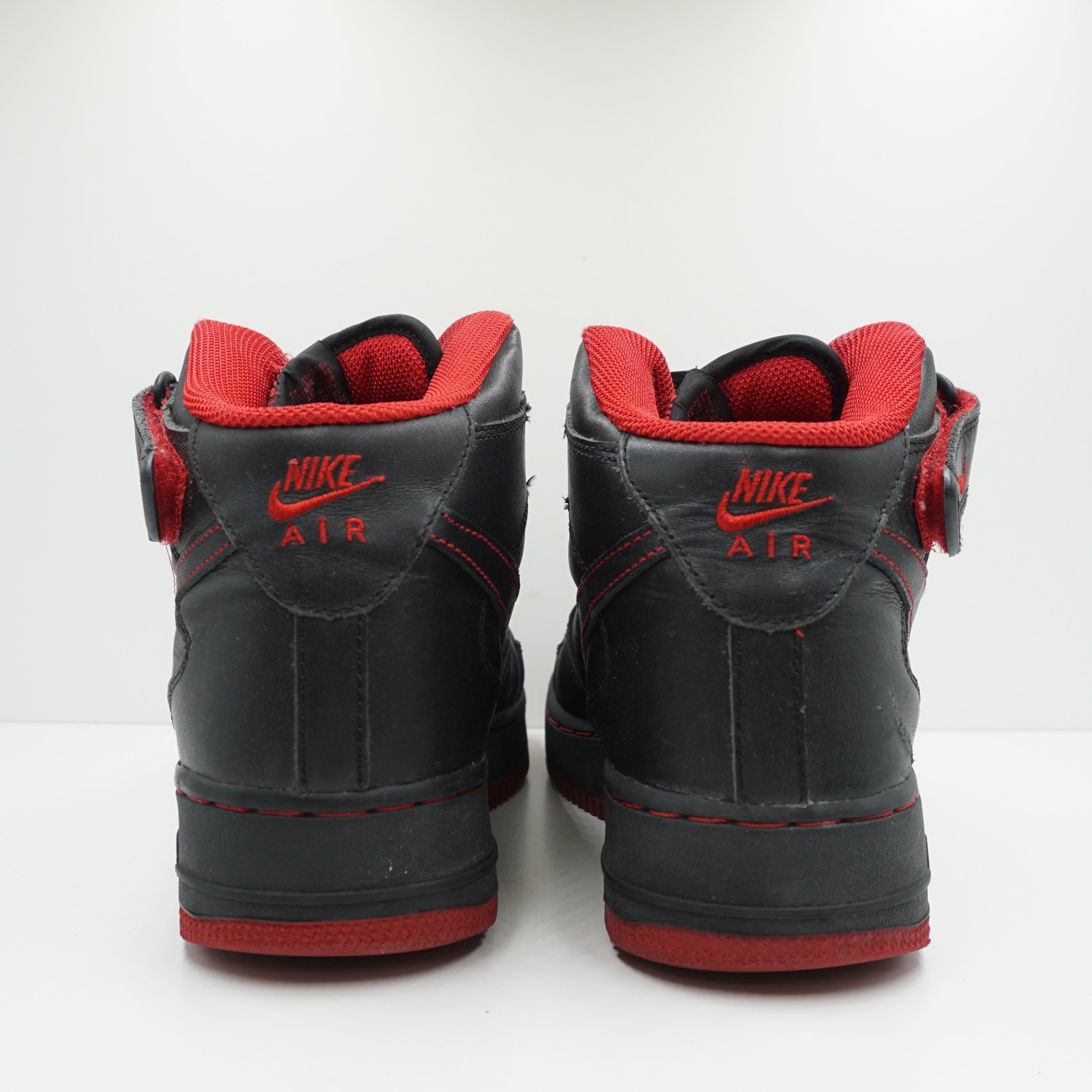 Nike Air Force 1 Mid Black Red