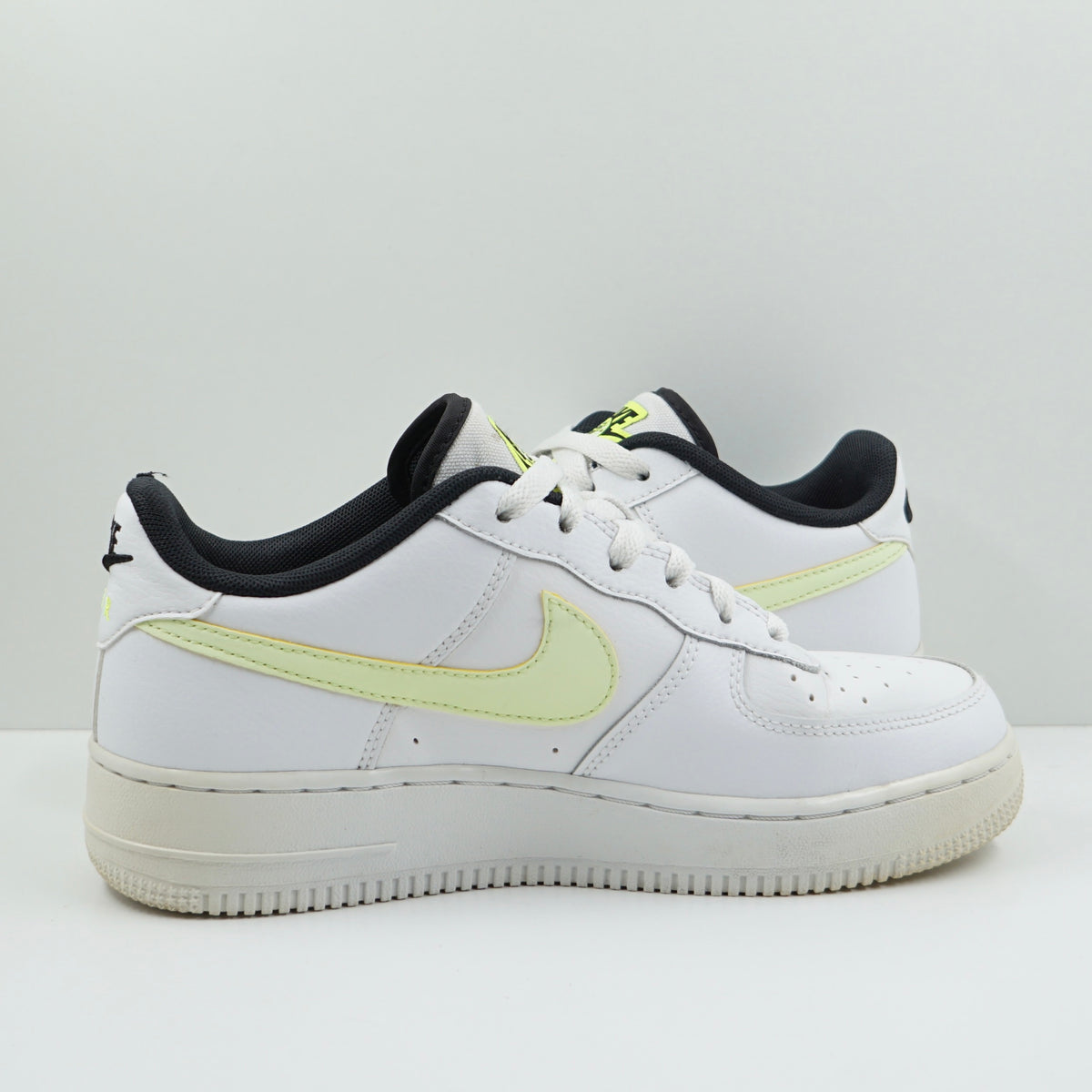 Nike Air Force 1 Low Worldwide White Barely Volt (GS)