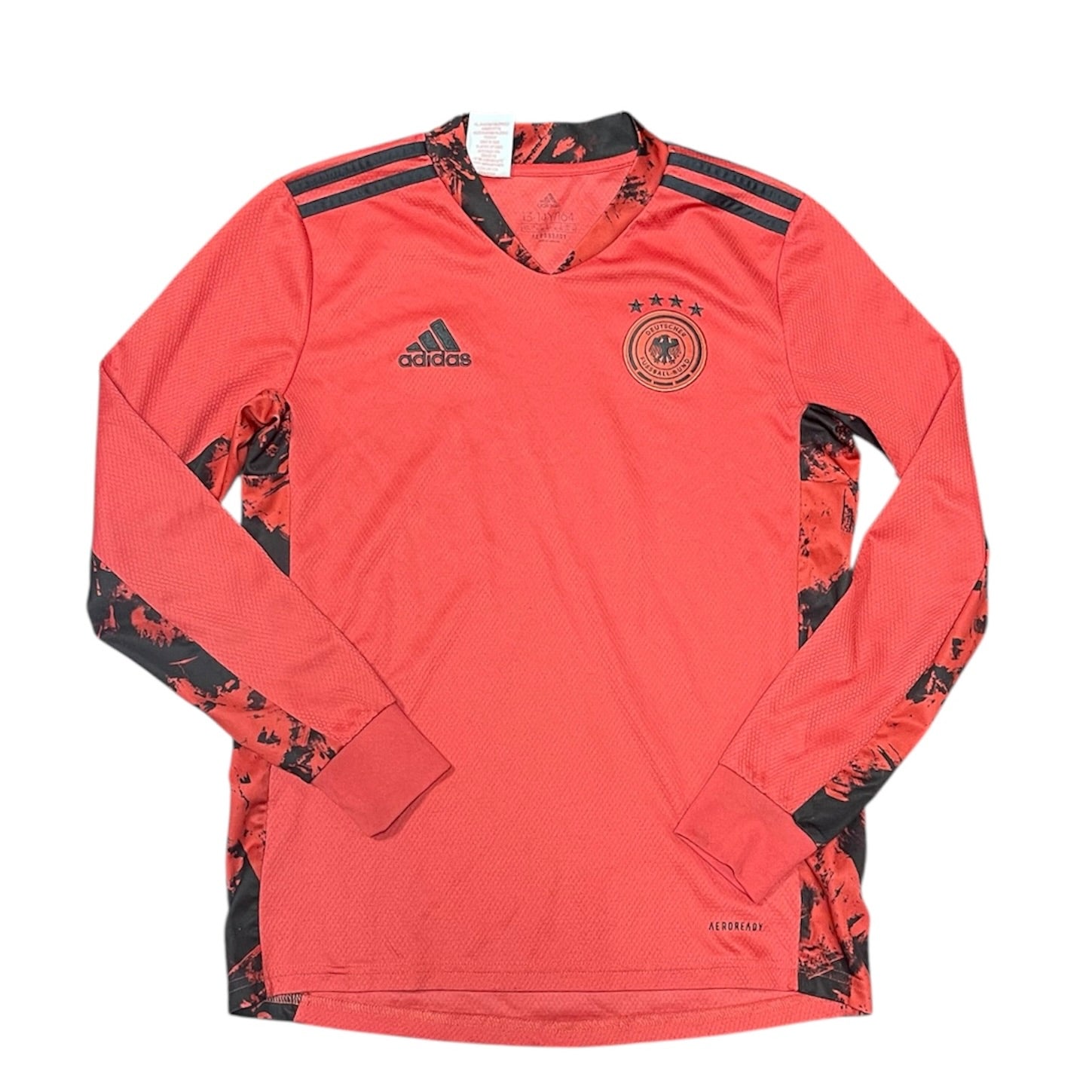 Adidas Germany 2020 Goalkeeper Football Long Sleeve Jersey (Youth)