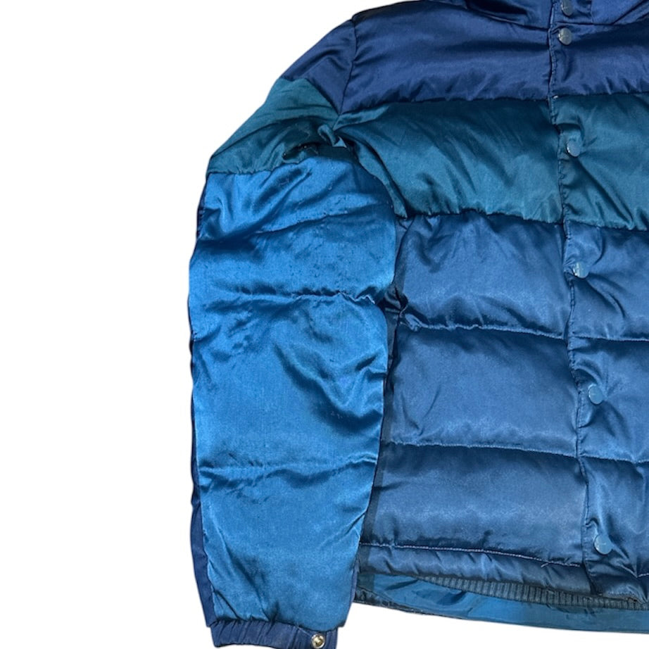 Adidas Originals Down Blue Shimmer Puffer Jacket (W)