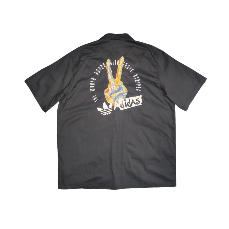 Adidas Summer Skate Twill Black Shirt
