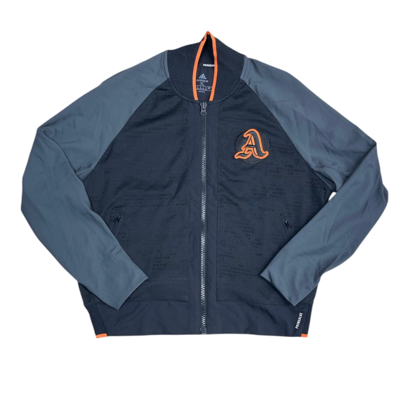 Adidas Primeblue Black Orange Tennis Varsity Jacket (W)