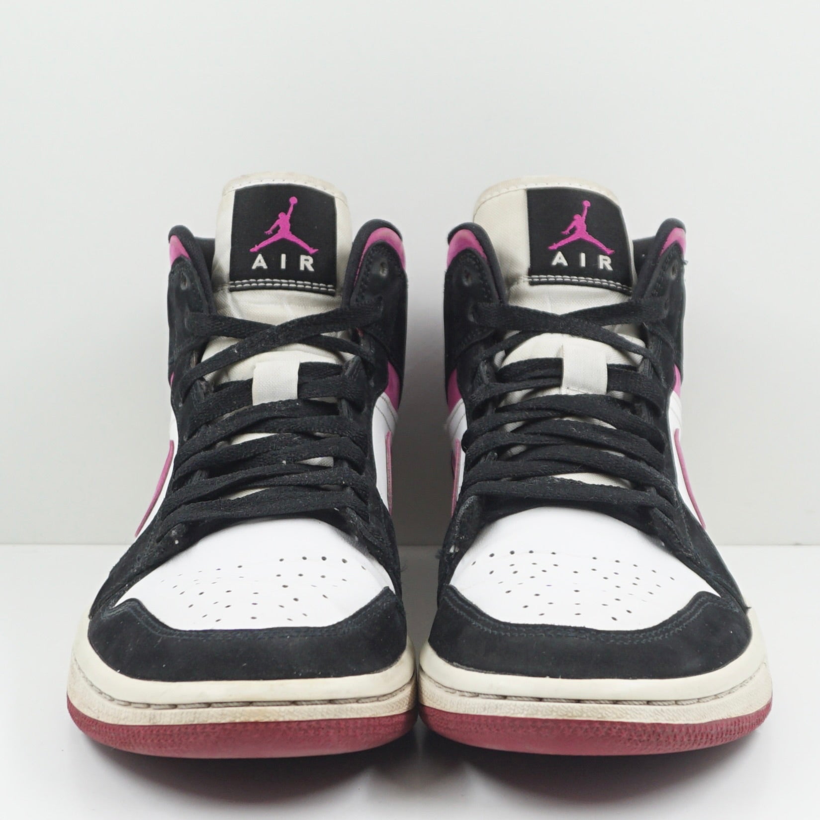 Jordan 1 Mid Magenta Black White (W)