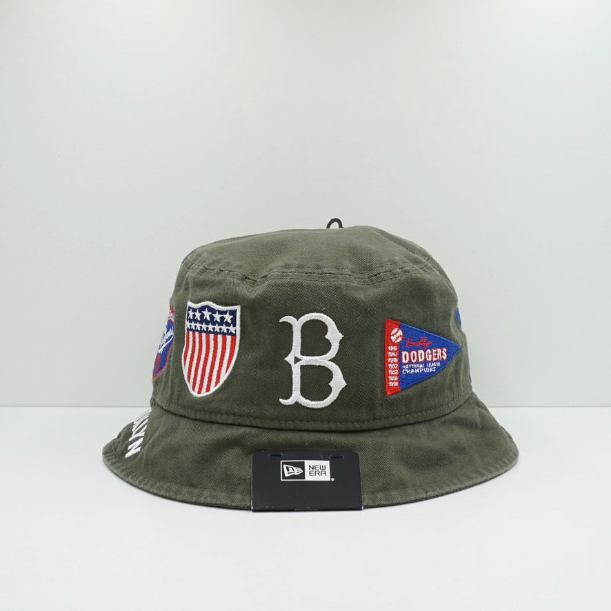 Brooklyn Dodgers Cooperstown Green Bucket Hat