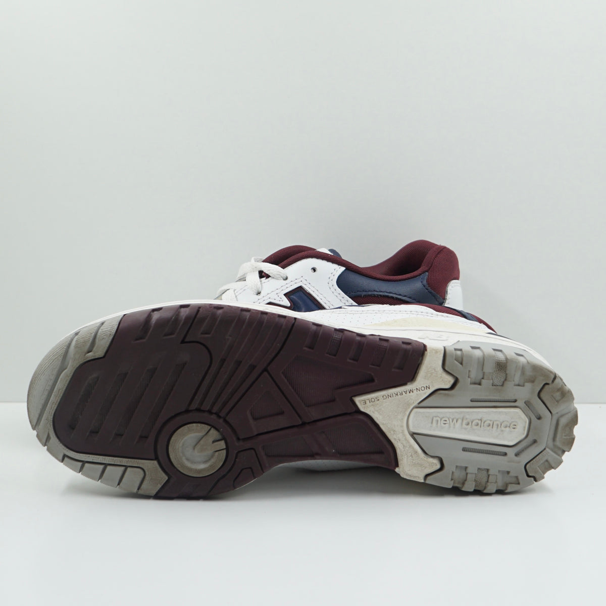 New Balance 550 White Navy NB Burgundy