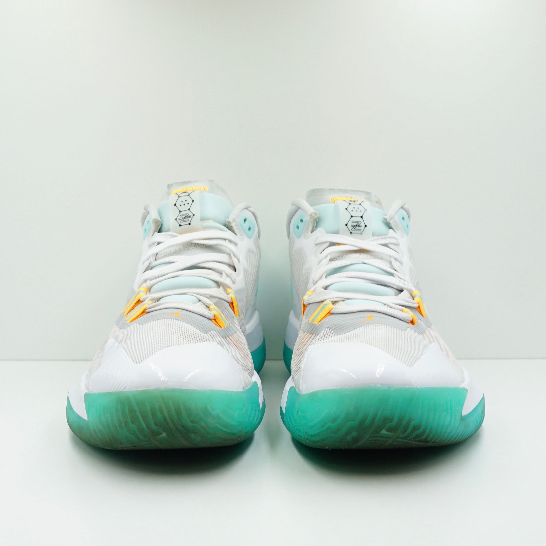Jordan Zion 1 White Dynamic Turquoise