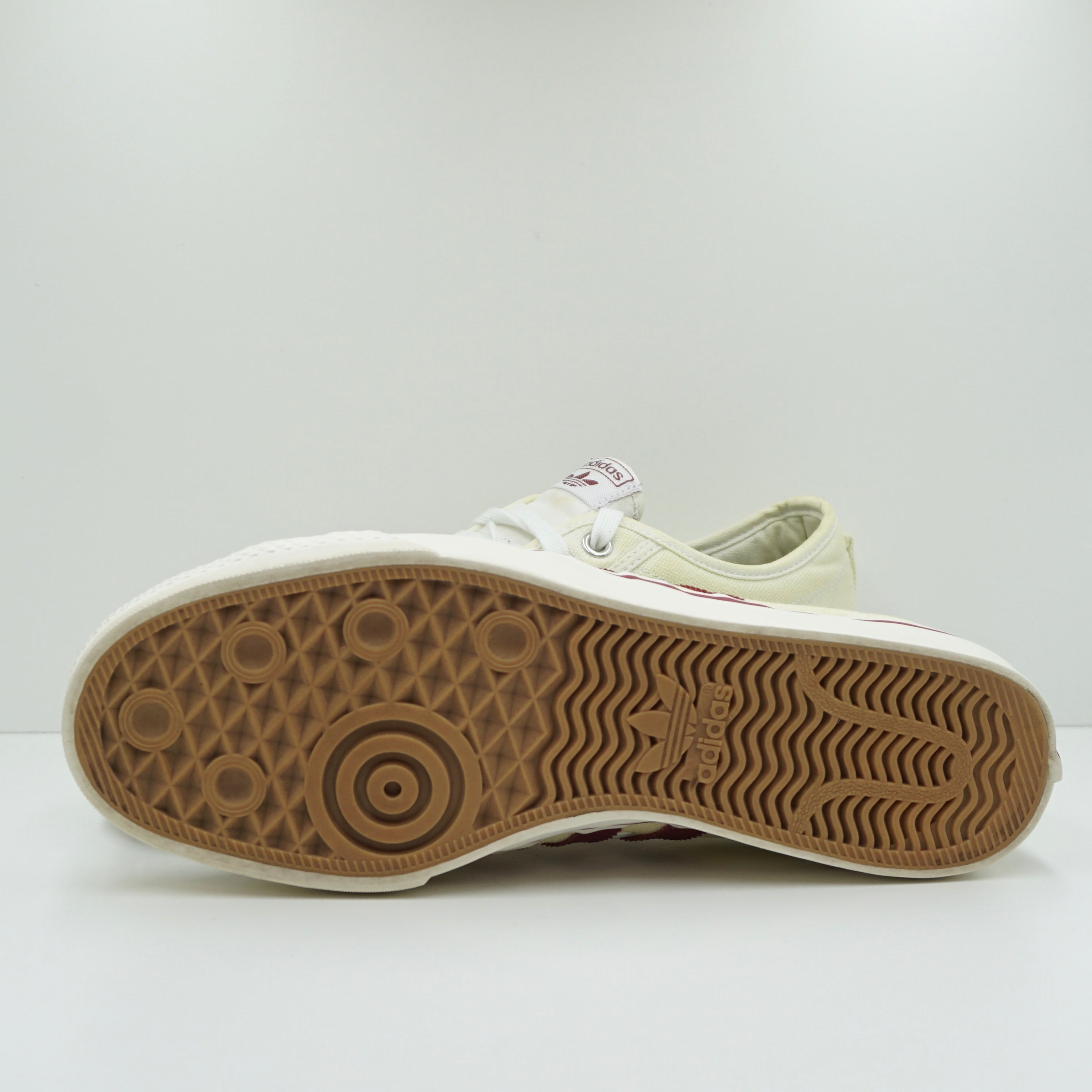 Adidas Nizza RF White Burgundy Red