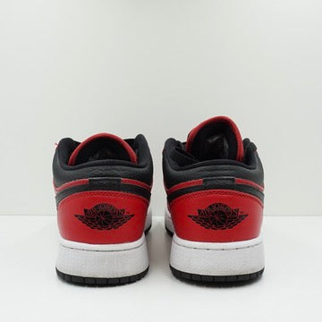 Jordan 1 Low Gym Red Black Pebbled (GS)