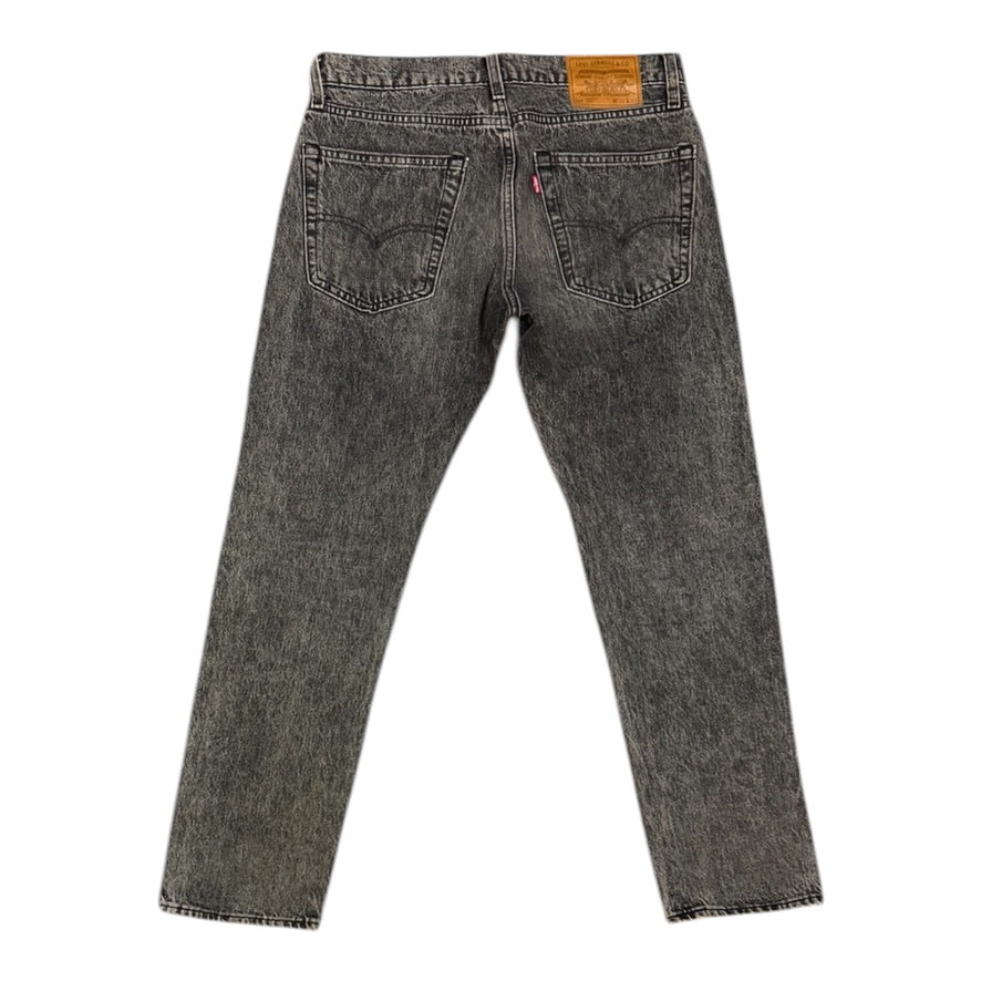 Levis Premium 502 Taper Washed Black Jeans