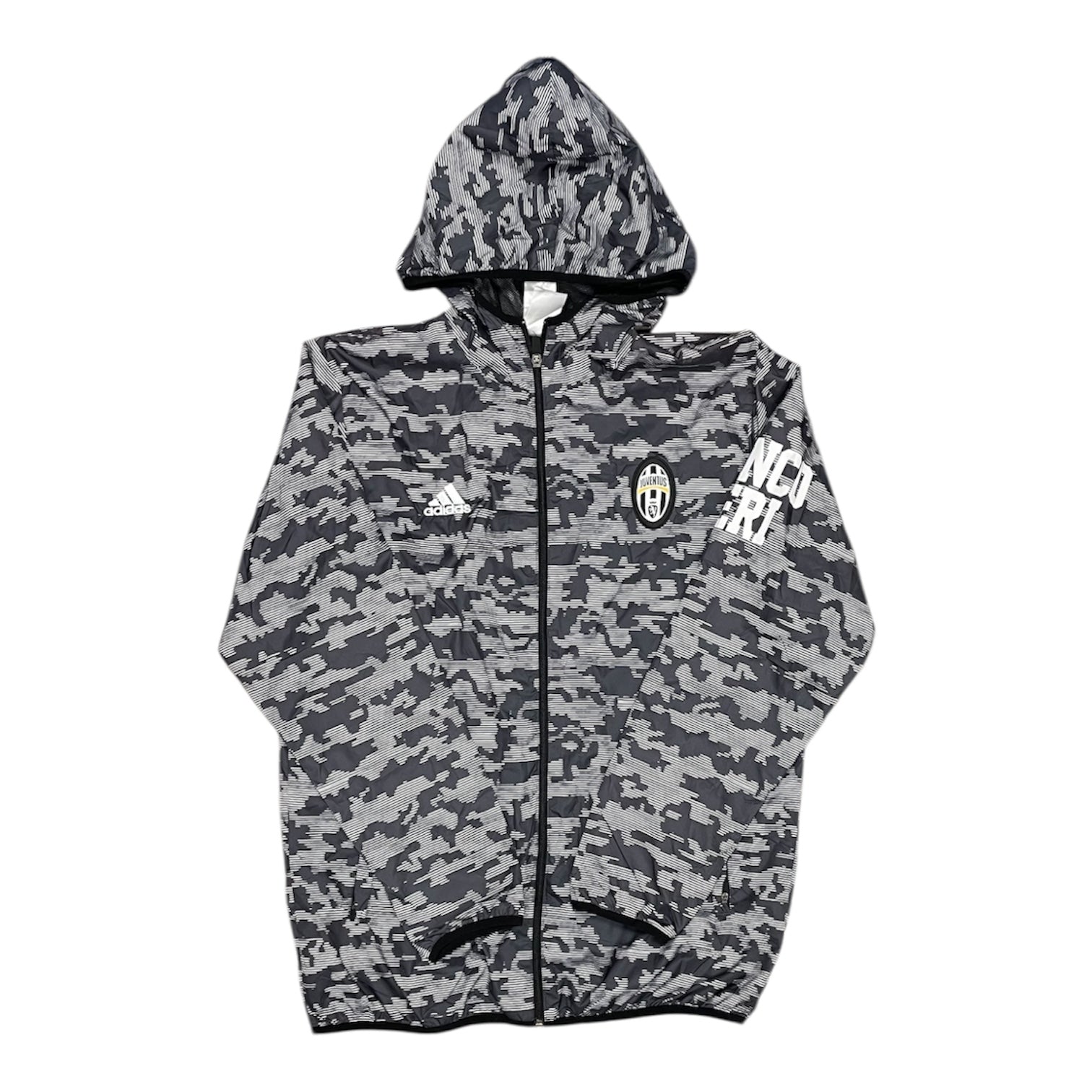 Adidas Juventus Black White Football Track Jacket