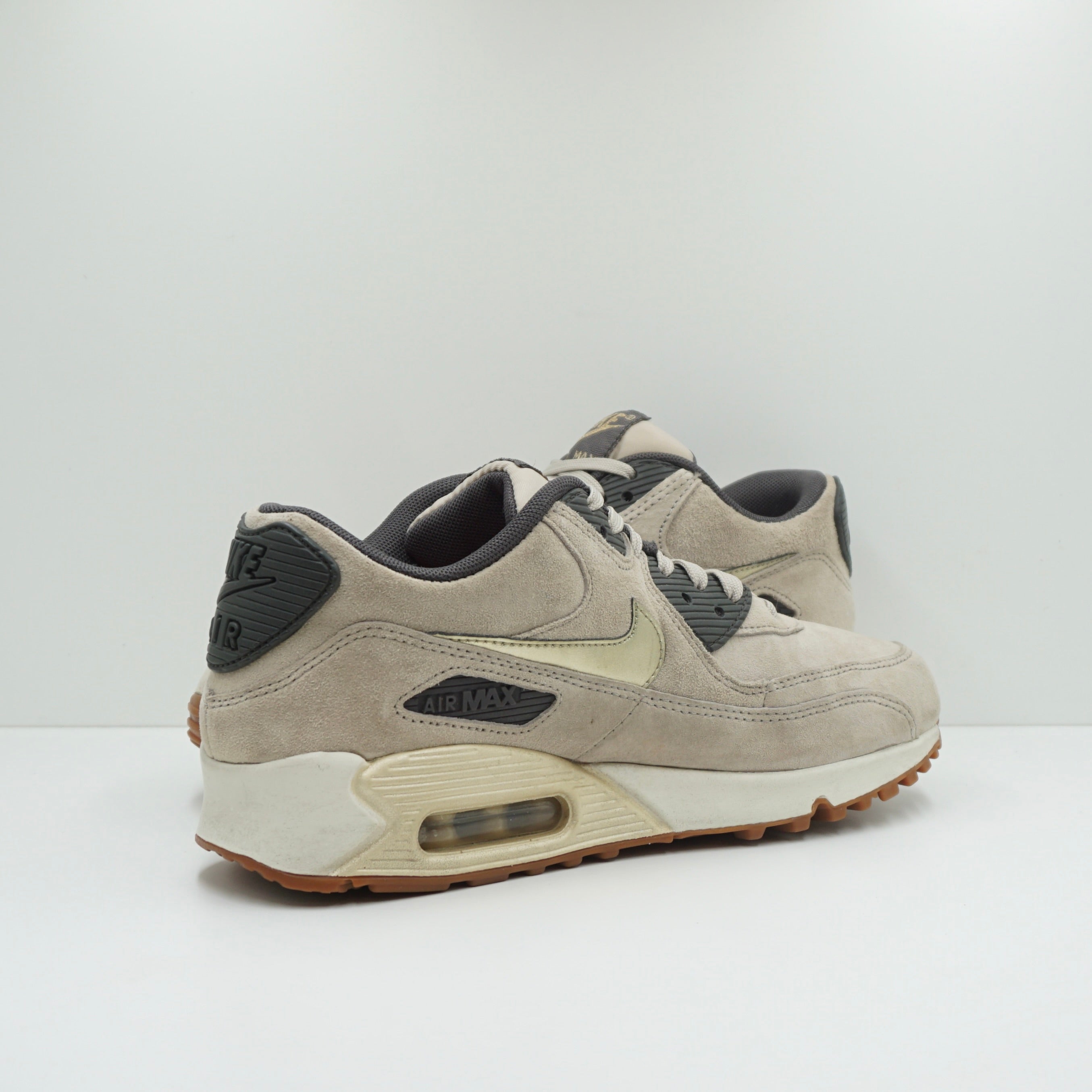 Nike Air Max 90 Premium Suede String Gold (W)